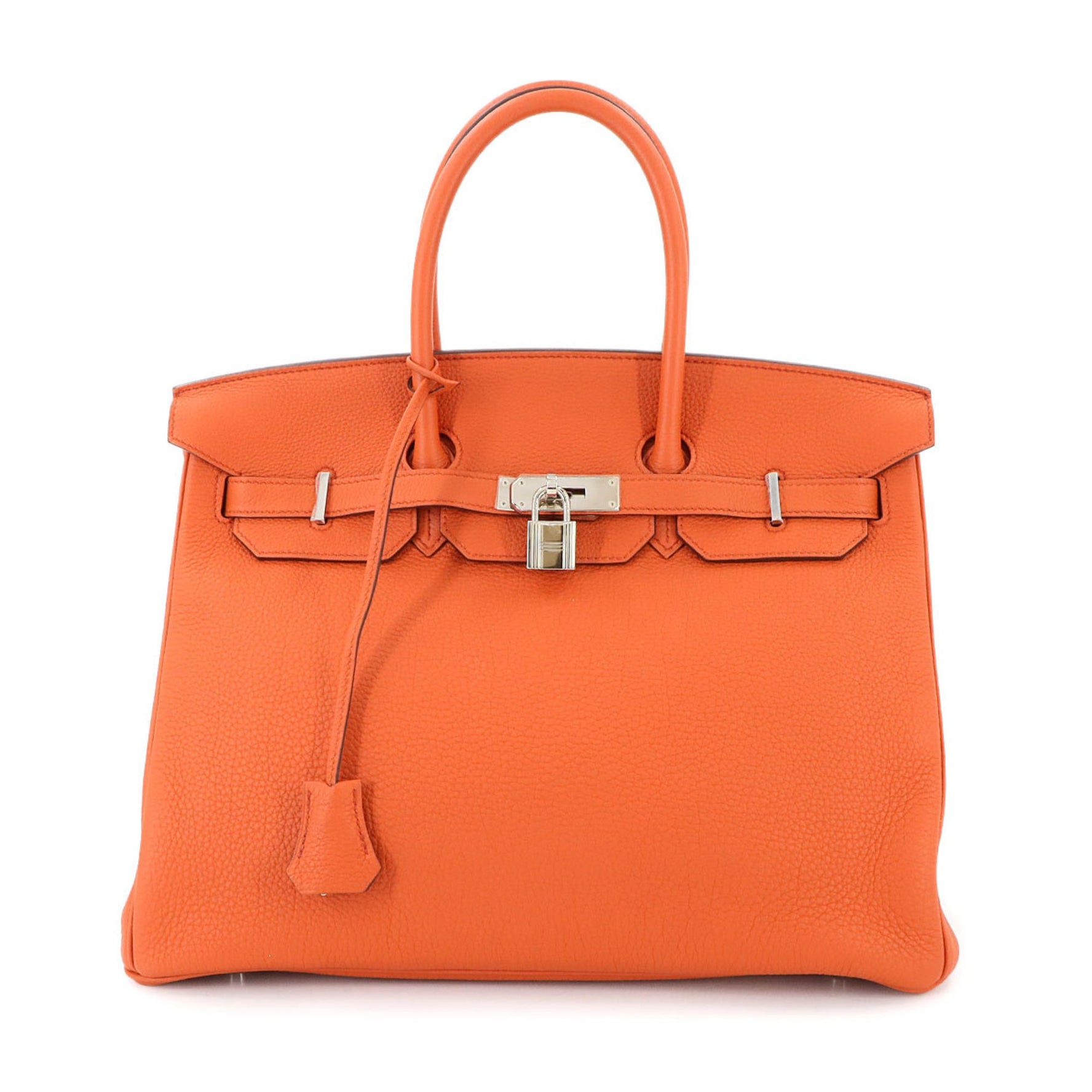 Hermes Hermès Birkin 35 Togo Terre Bateau Handbag with X Stamp and Silver Hardware