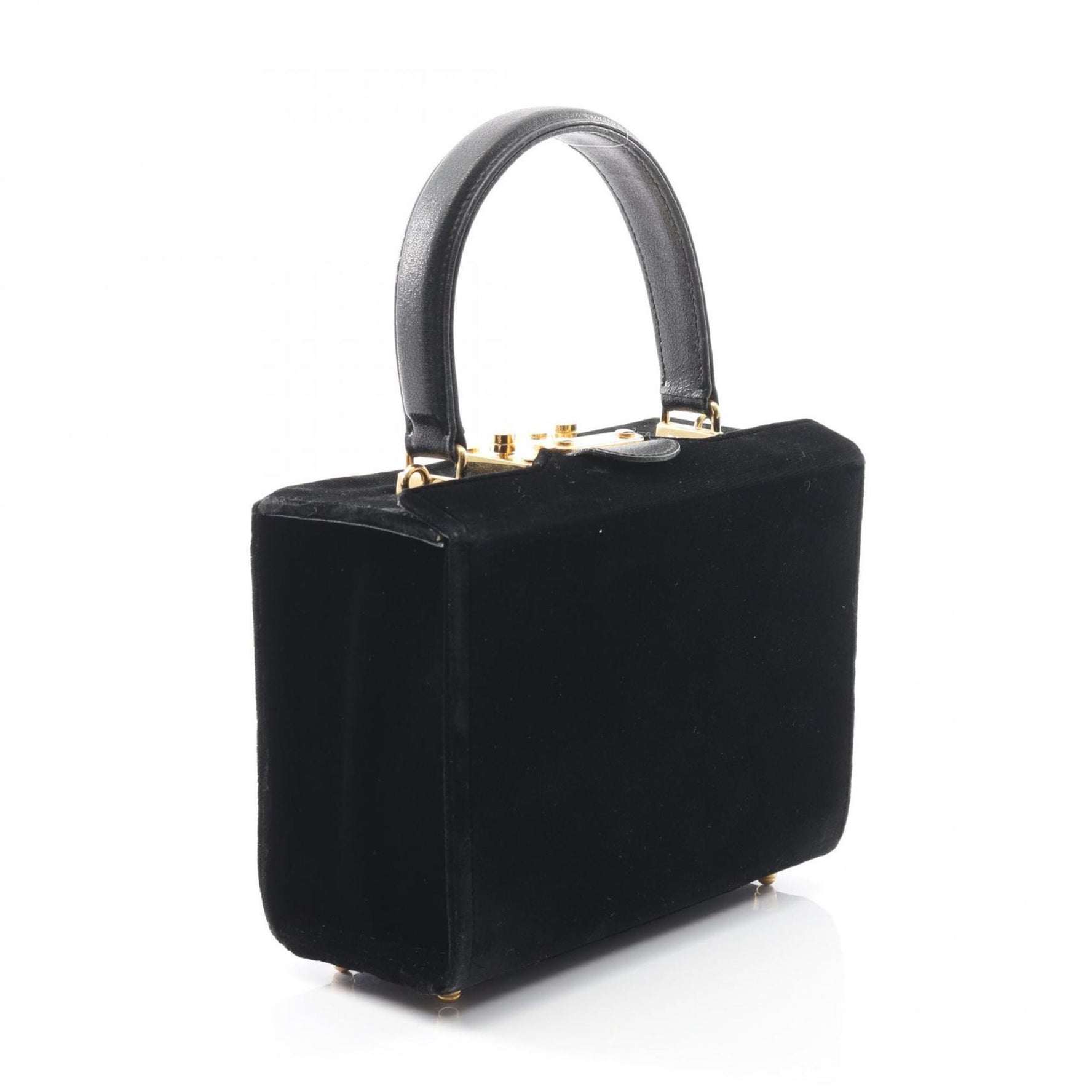 Fendi handbag bag fabric leather