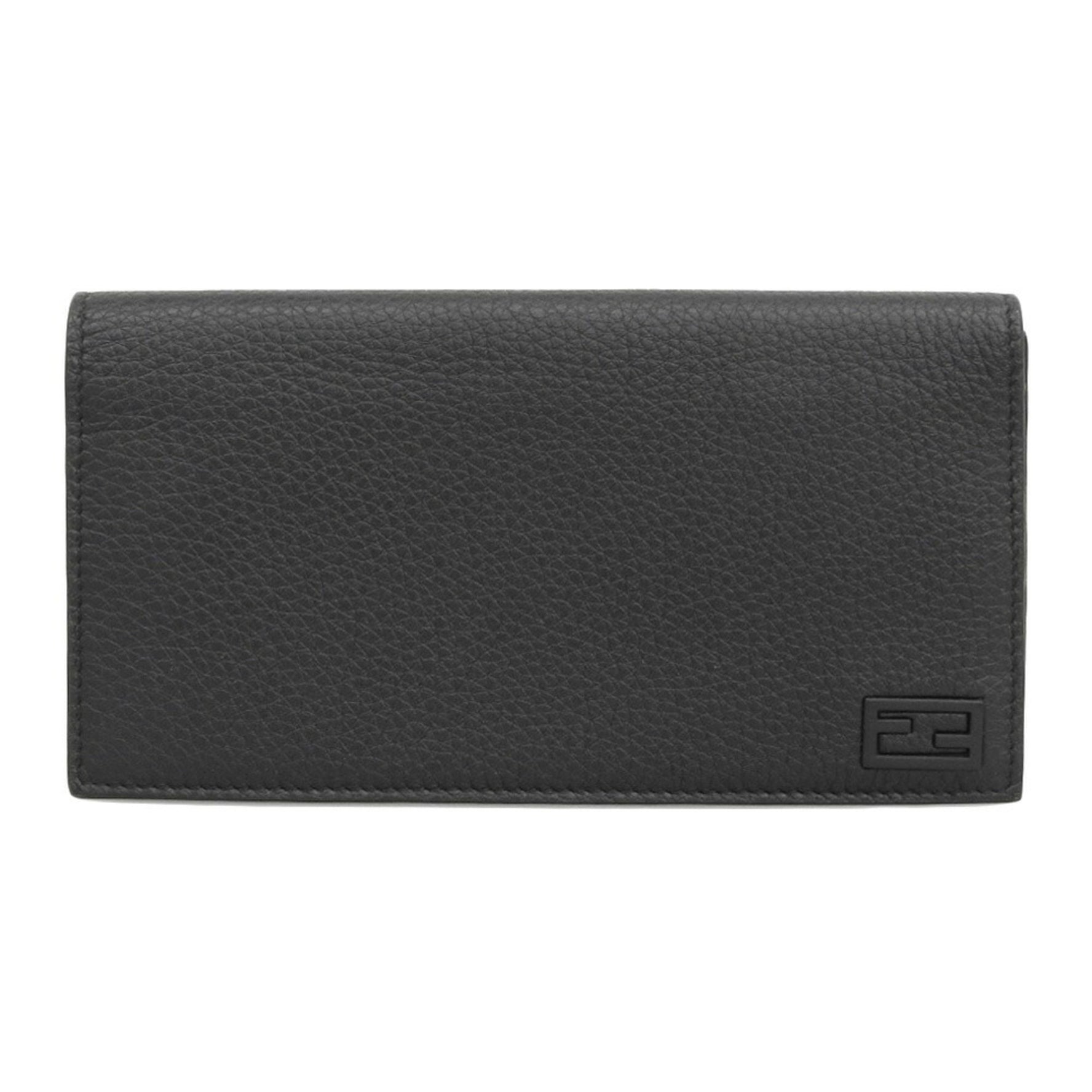 Fendi FF folio long wallet leather