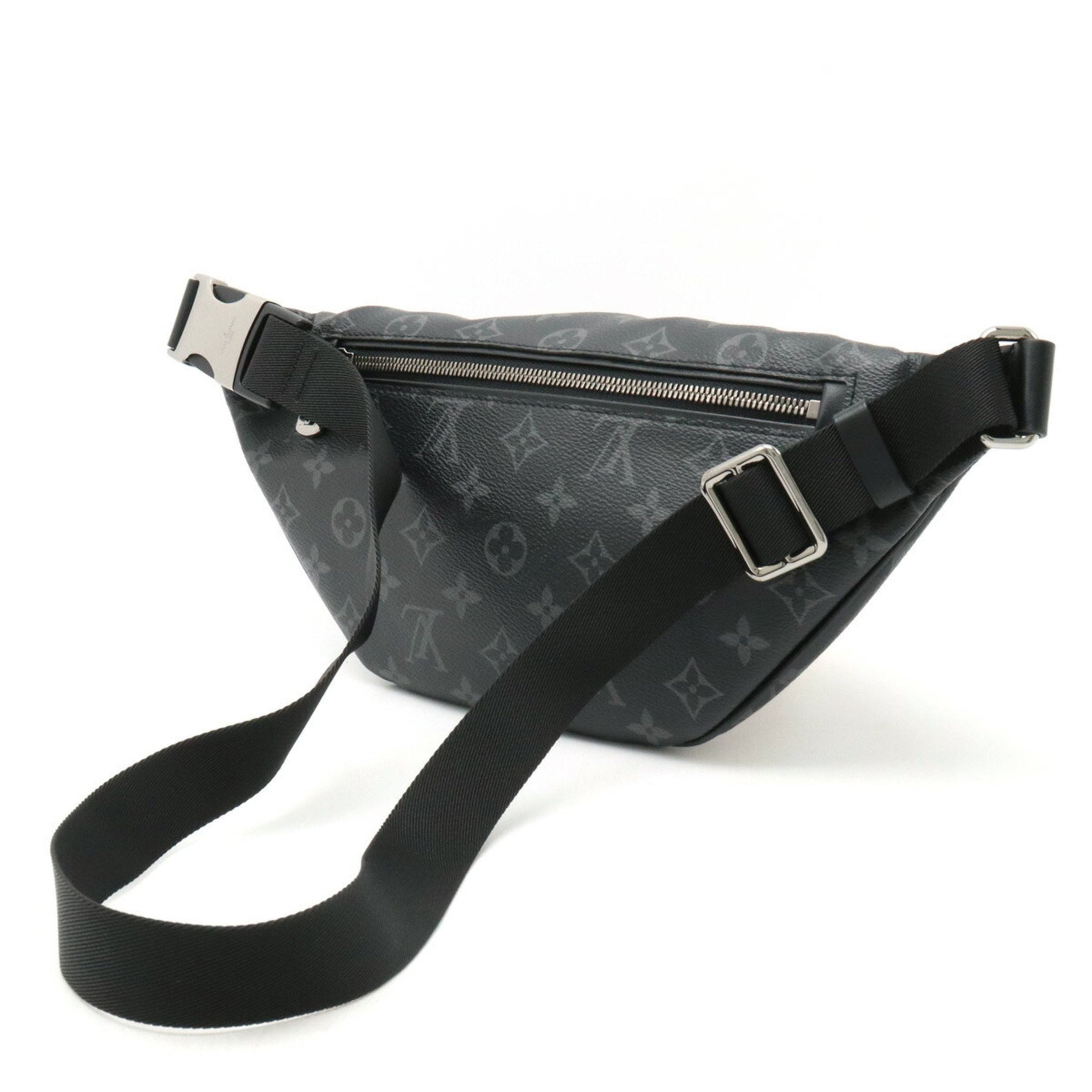 Louis Vuitton Monogram Eclipse Discovery Bum Bag PM Waist Pouch Body