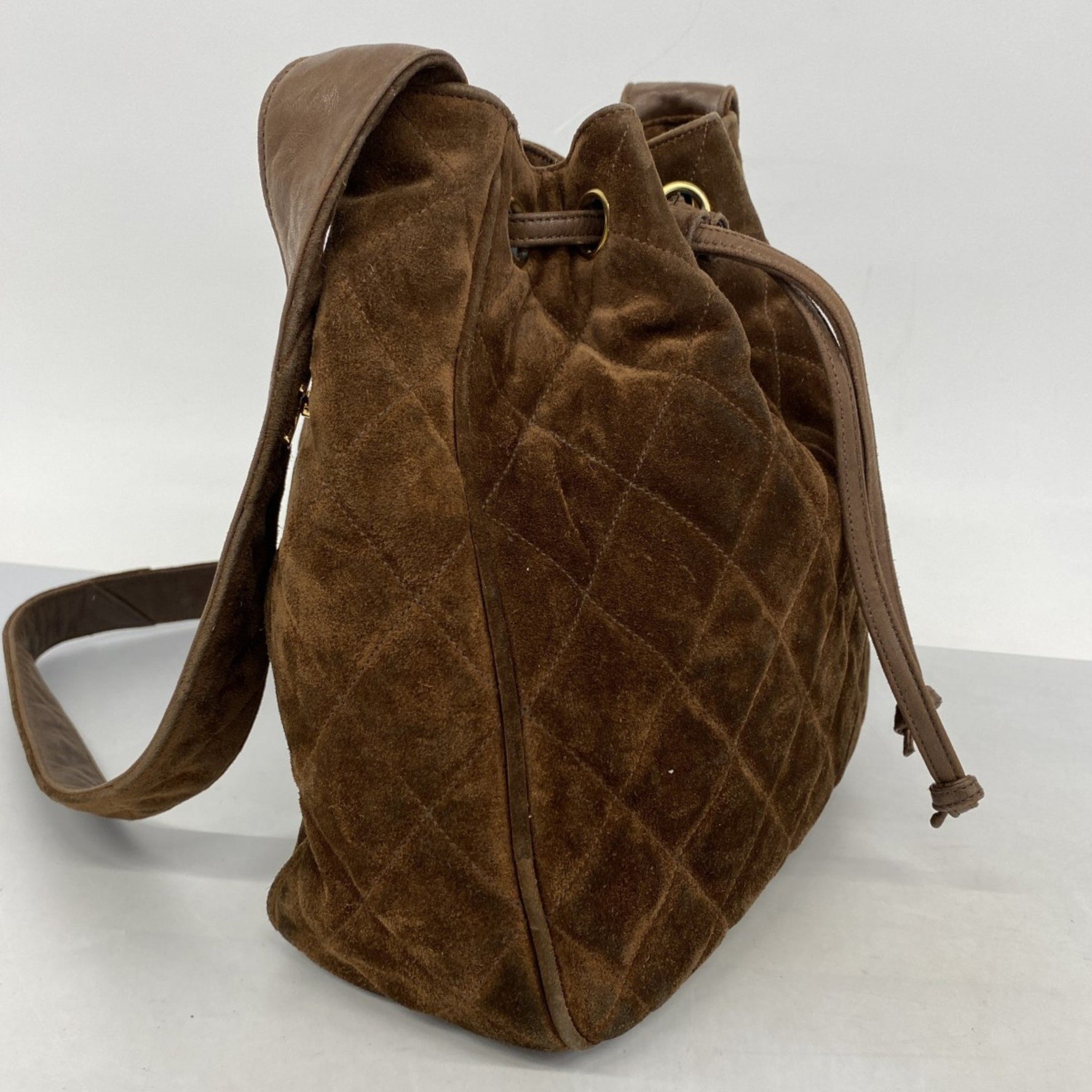 Chanel Matelasse Shoulder Bag in Suede