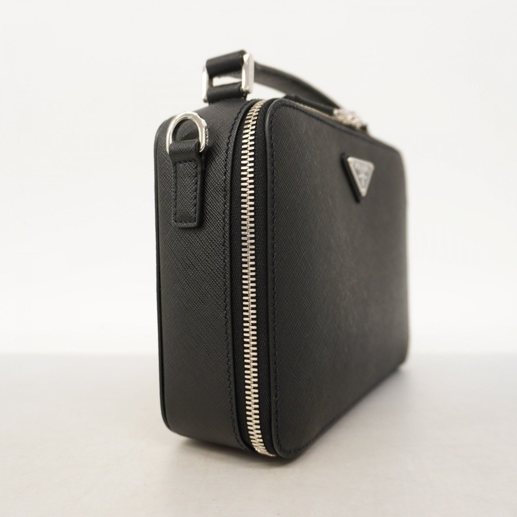 Prada Saffiano Leather Black Handbag for Men P1137229