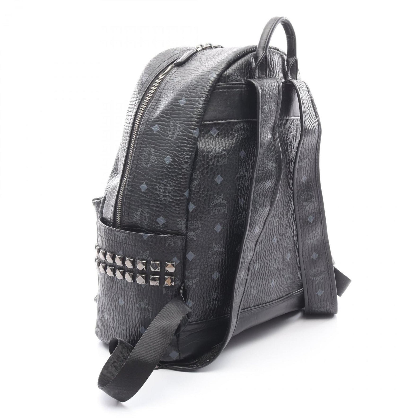 MCM Visetos Rucksack, Coated Canvas and Leather, Women