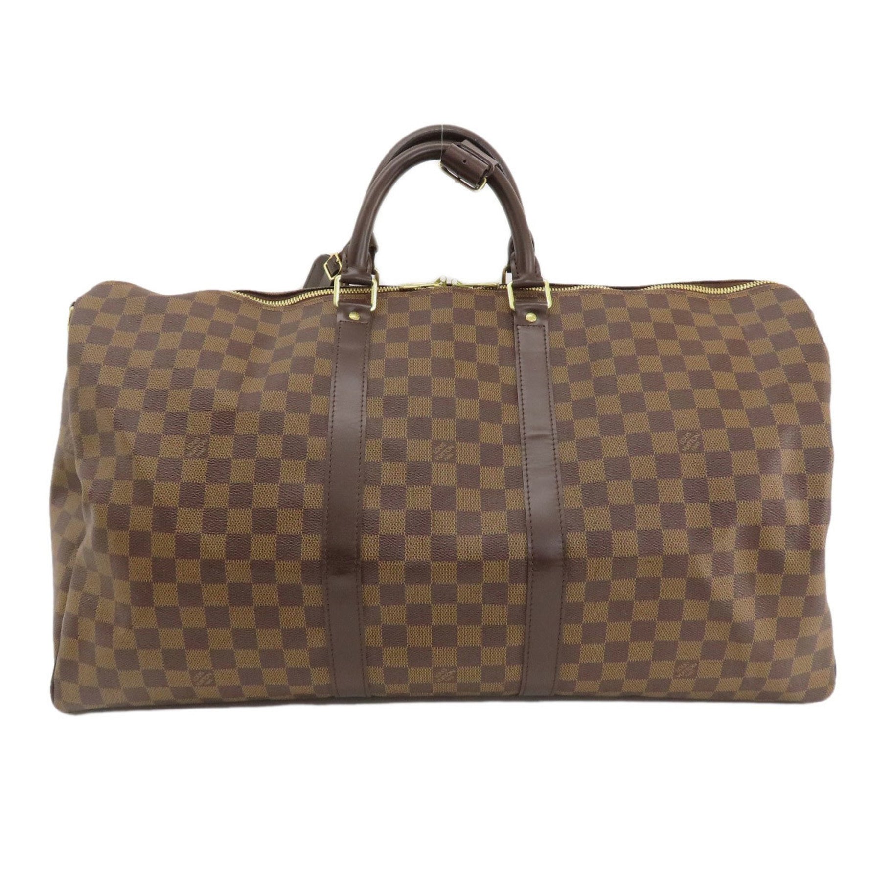 Louis Vuitton Keepall Bandouliere 55 Damier Canvas Boston Bag