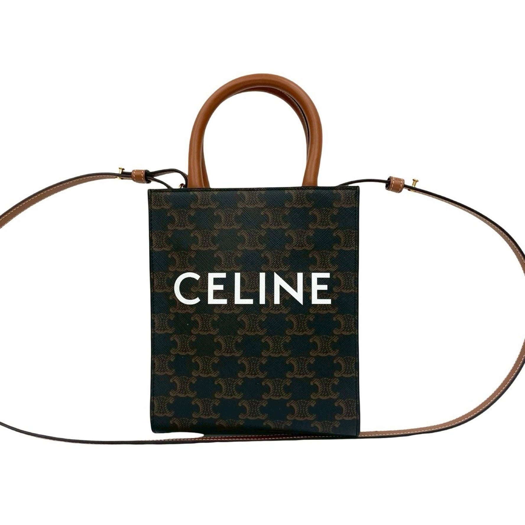 Unused, stored Celine Mini Vertical Cabas Leather Handbag/Shoulder Bag/Pochette