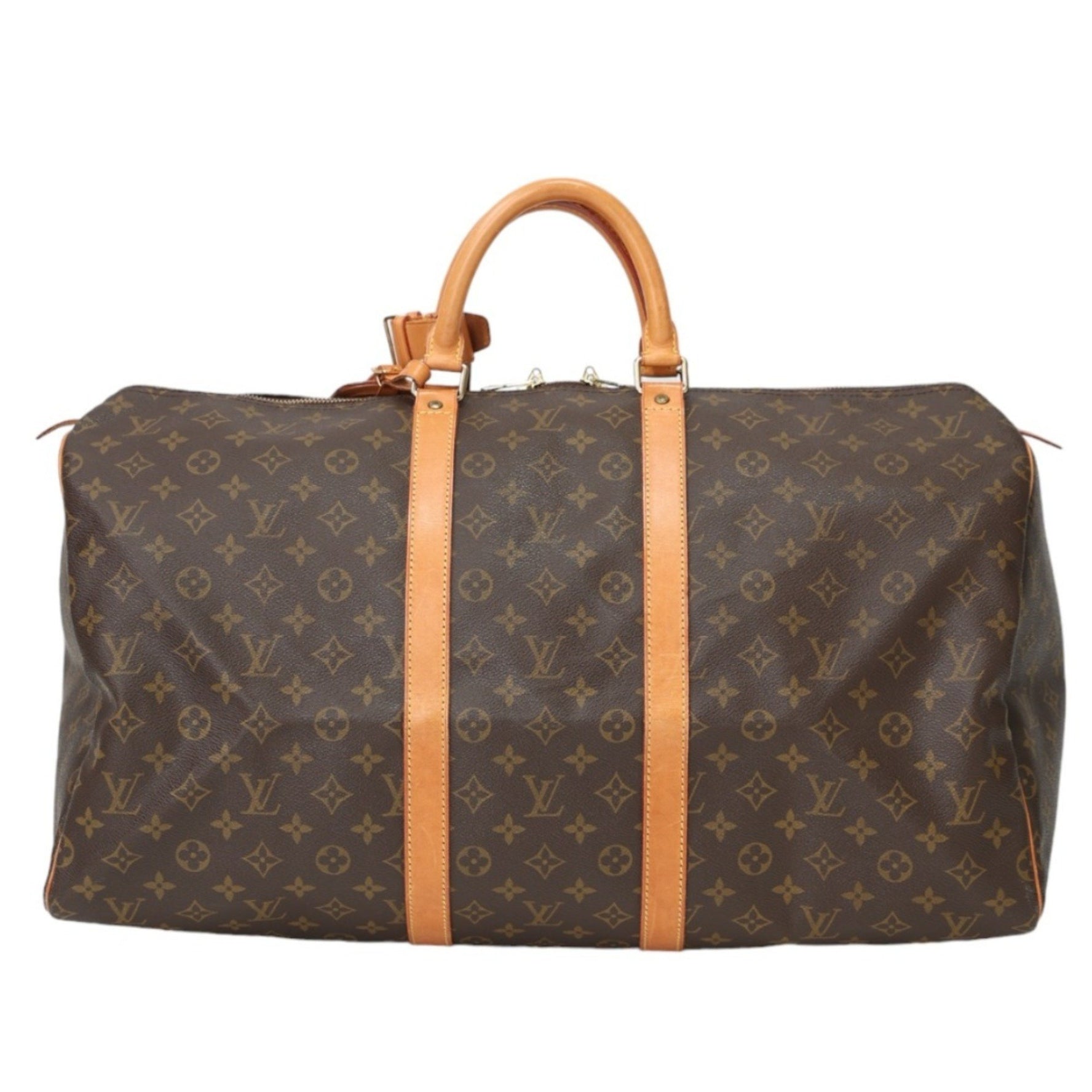 Louis Vuitton Boston Bag Monogram Keepall 55 Canvas LV