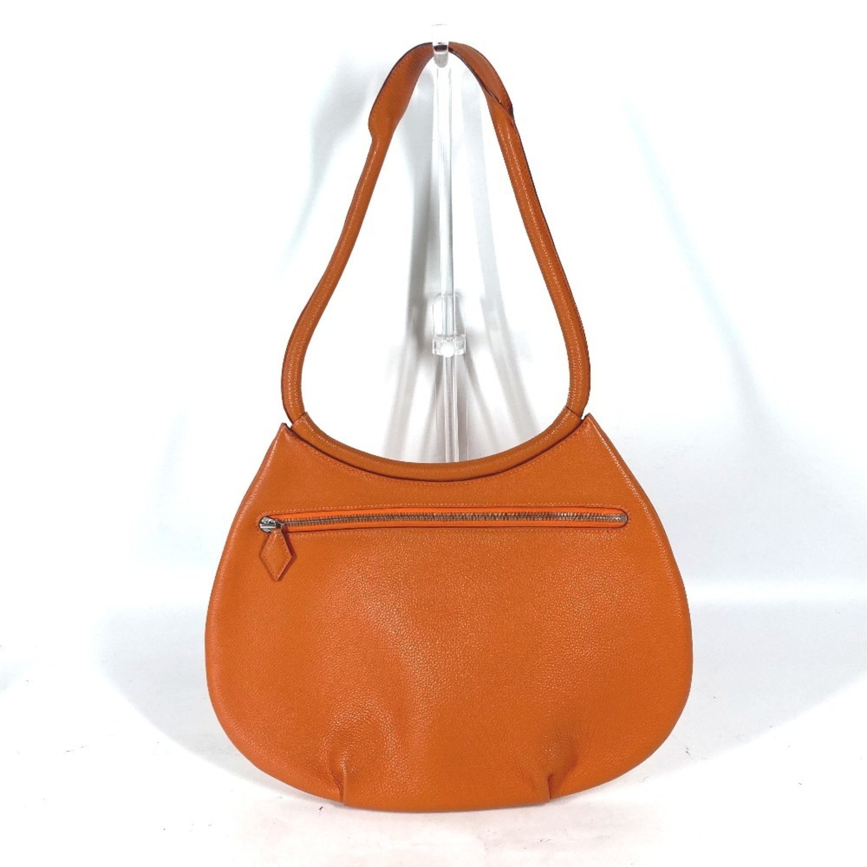 HERMES Kakawet Shoulder Bag Leather