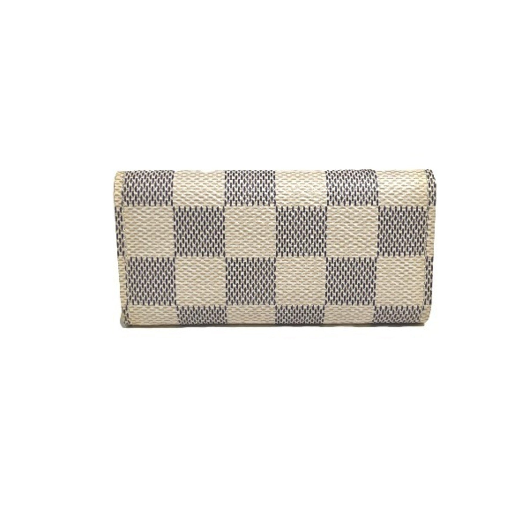 Louis Vuitton 4 key case Damier Azur Multicle LV