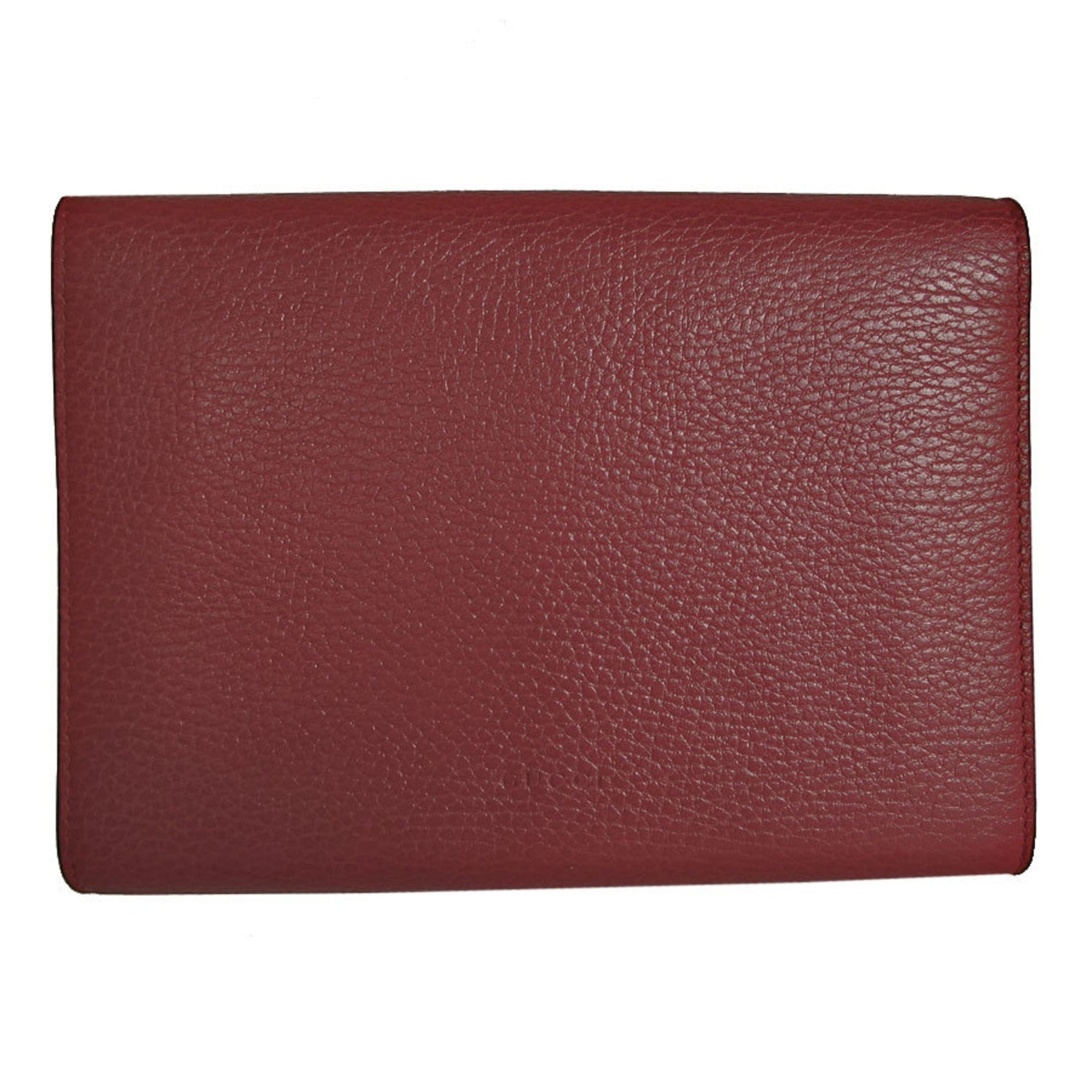 GUCCI Dionysus Shoulder Bag Leather Metal Dark Red