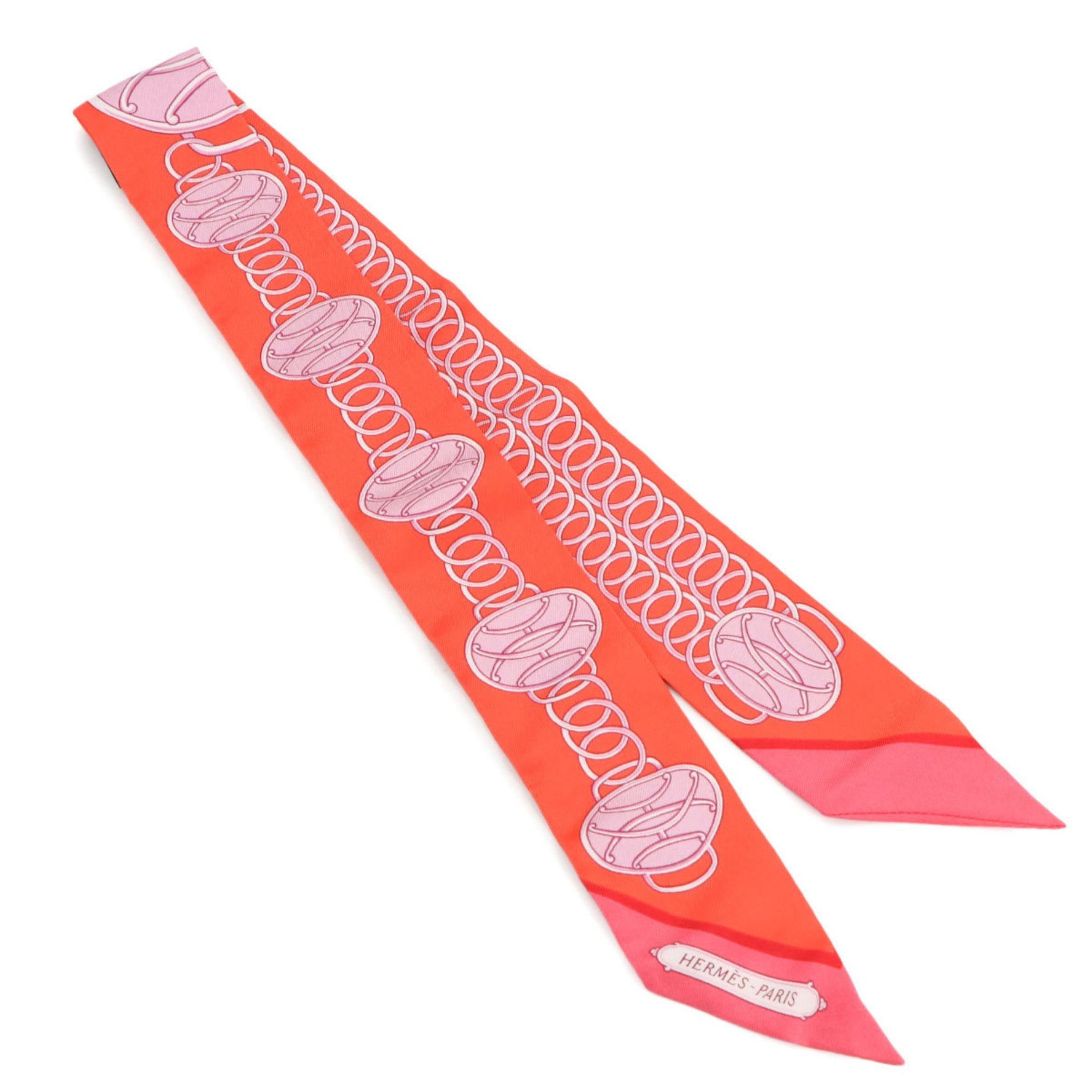 Hermes Hermès Twilly Scarf, 100% Silk, Lift Profile