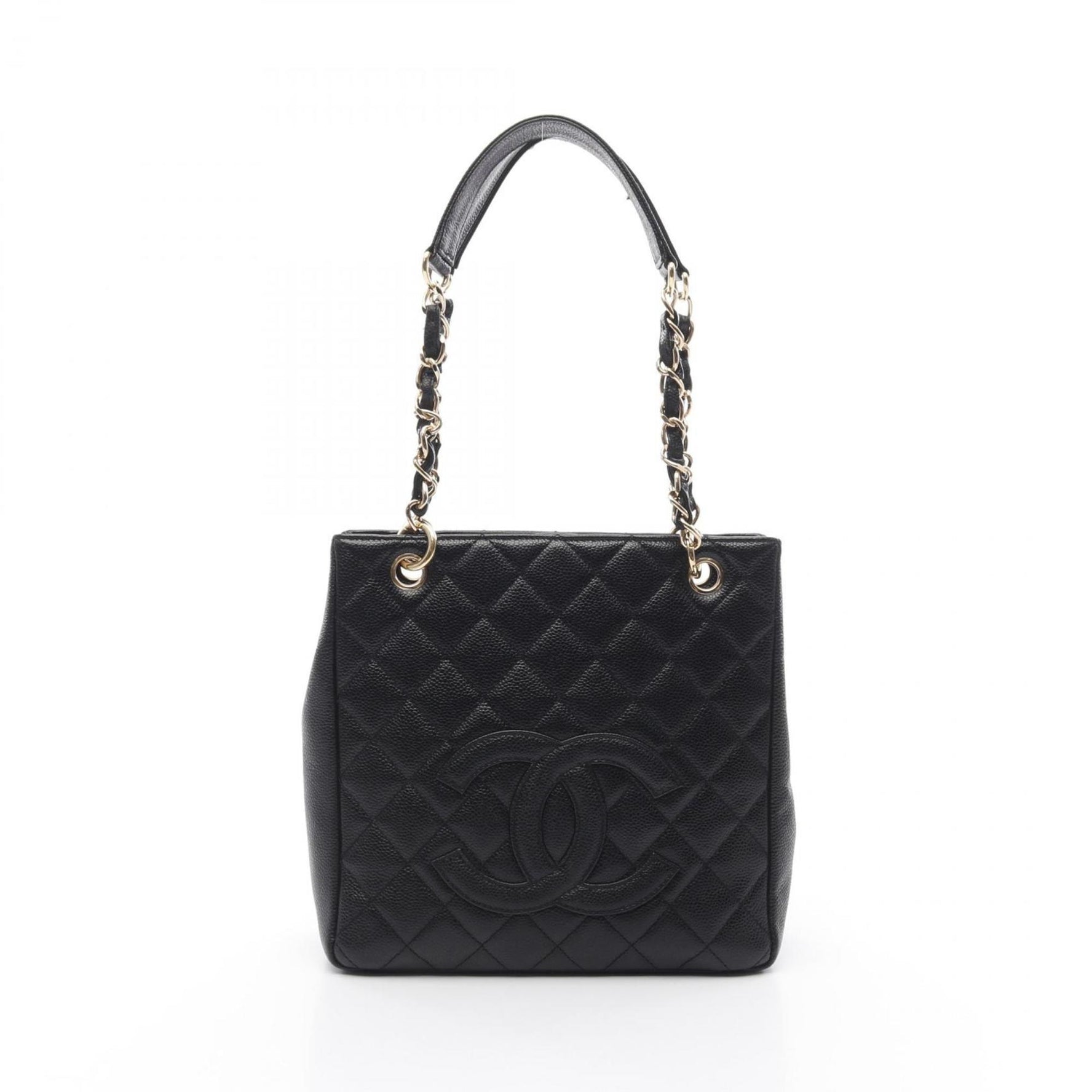 CHANEL Matelasse PST Tote Bag Leather Grained Calfskin