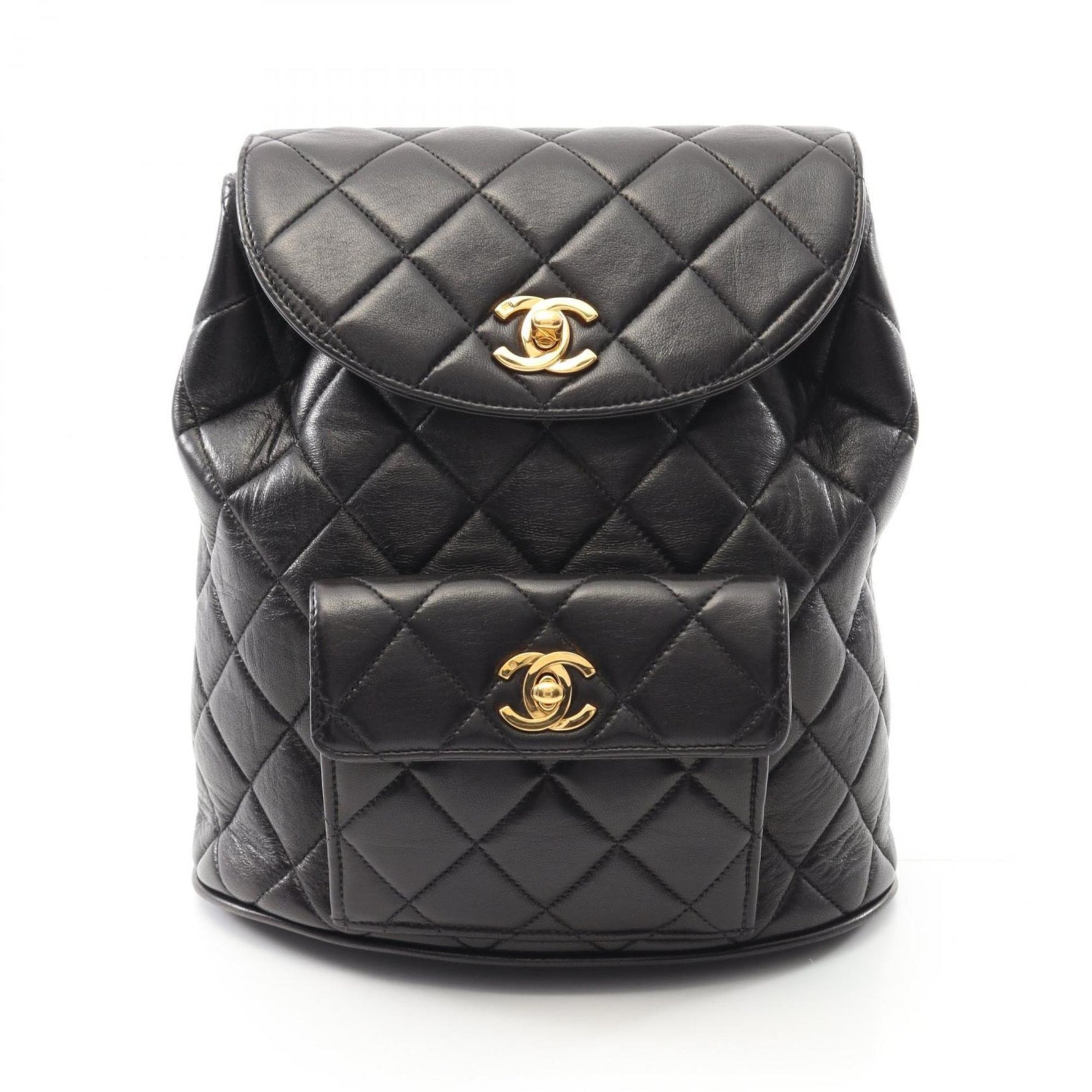 CHANEL Matelasse Backpack Lambskin (Sheepskin)