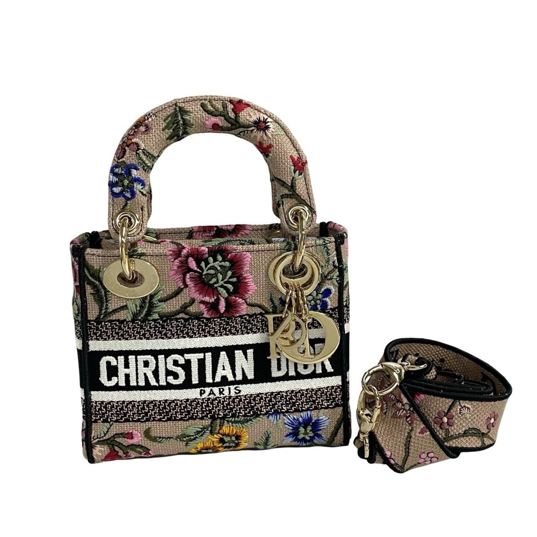 Christian Dior Lady Dee-Lite Mini Logo Shoulder Bag