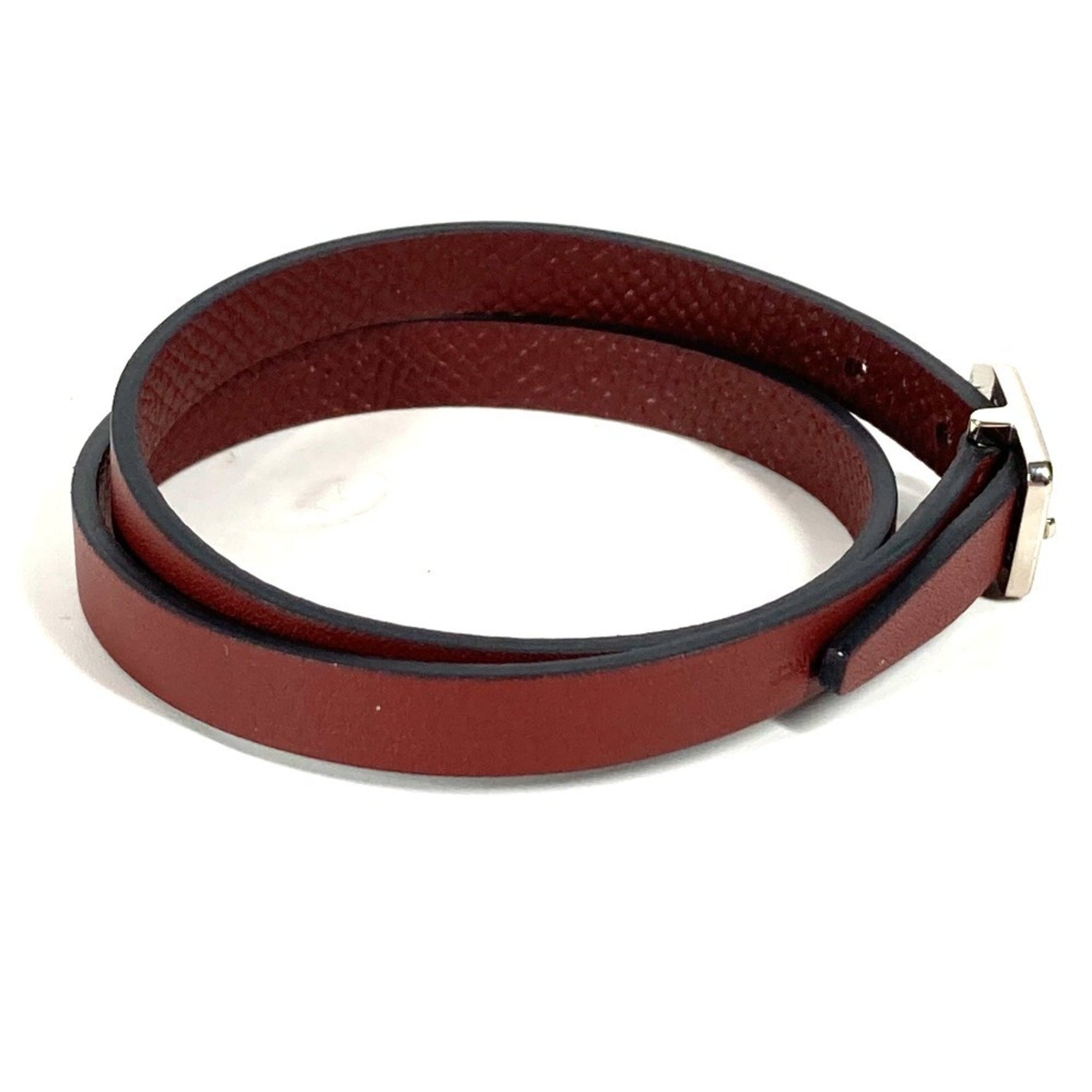 HERMES Paddock Double Tour Bracelet, Leather
