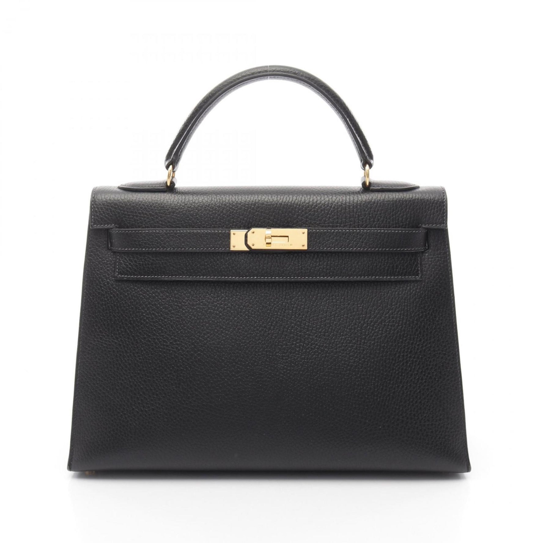 Hermes Kelly 32 handbag, leather Ardennes