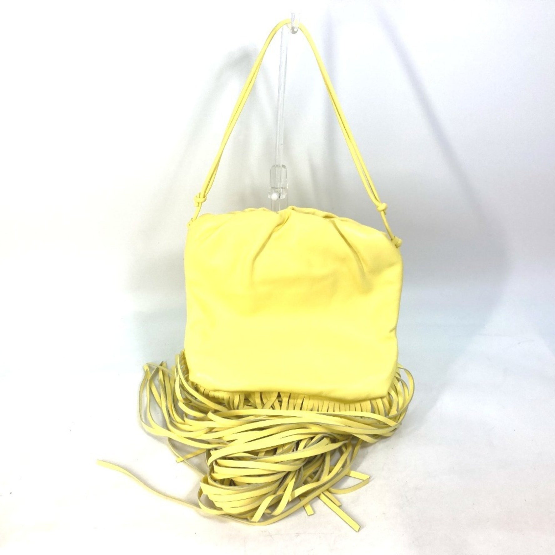 BOTTEGA VENETA The Fringe Pouch Shoulder Bag, Leather, Like New