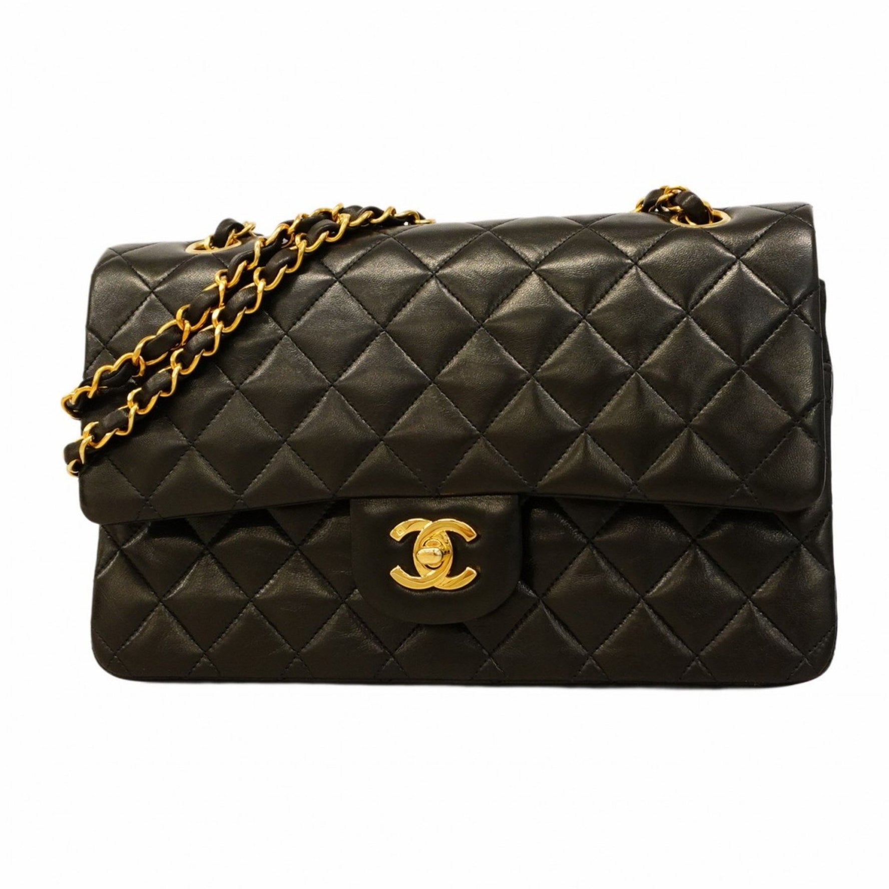 Chanel Matelasse Shoulder Bag with Double Flap and Chain, Lambskin