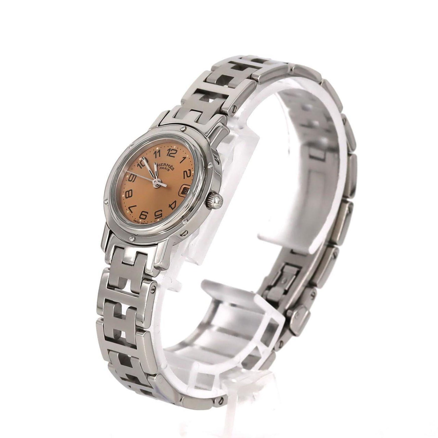 Hermes Clipper SS Quartz Watch