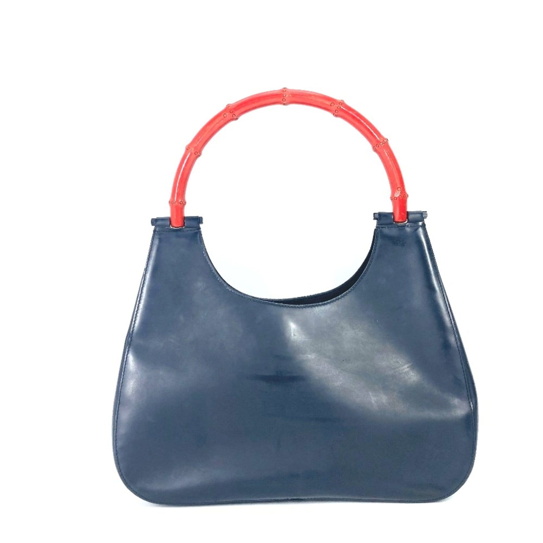 Gucci 001 3789 vintage Shoulder Bag Shoulder Bag Bicolor Hand Bag Red
