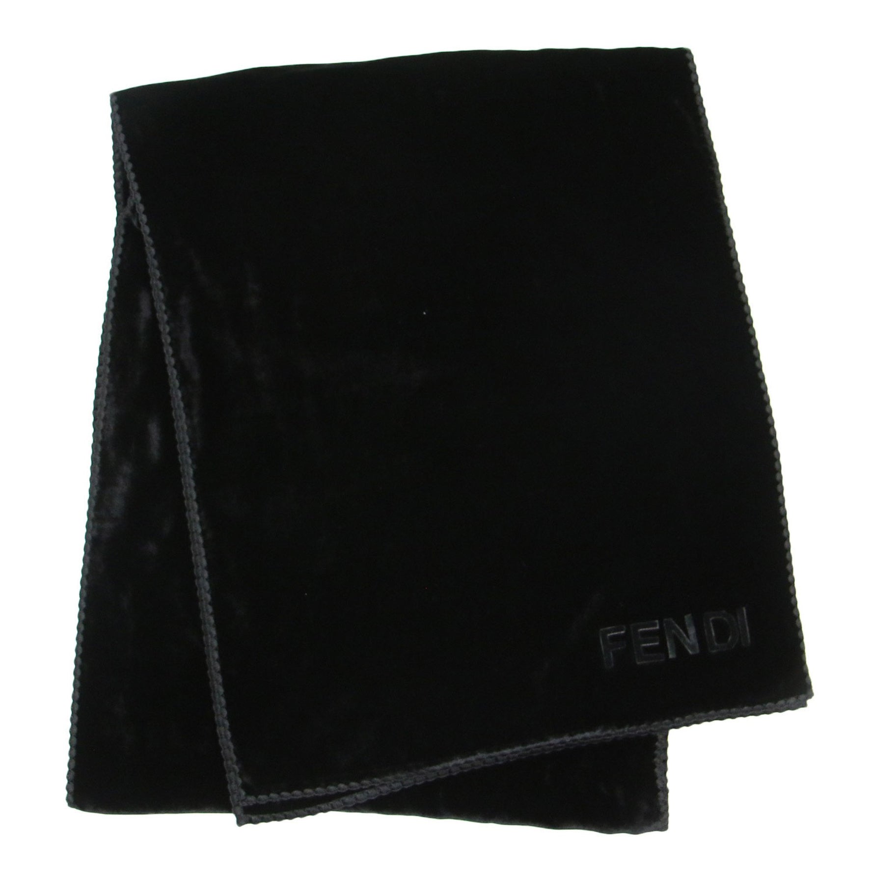 FENDI scarf, velvet, silk blend