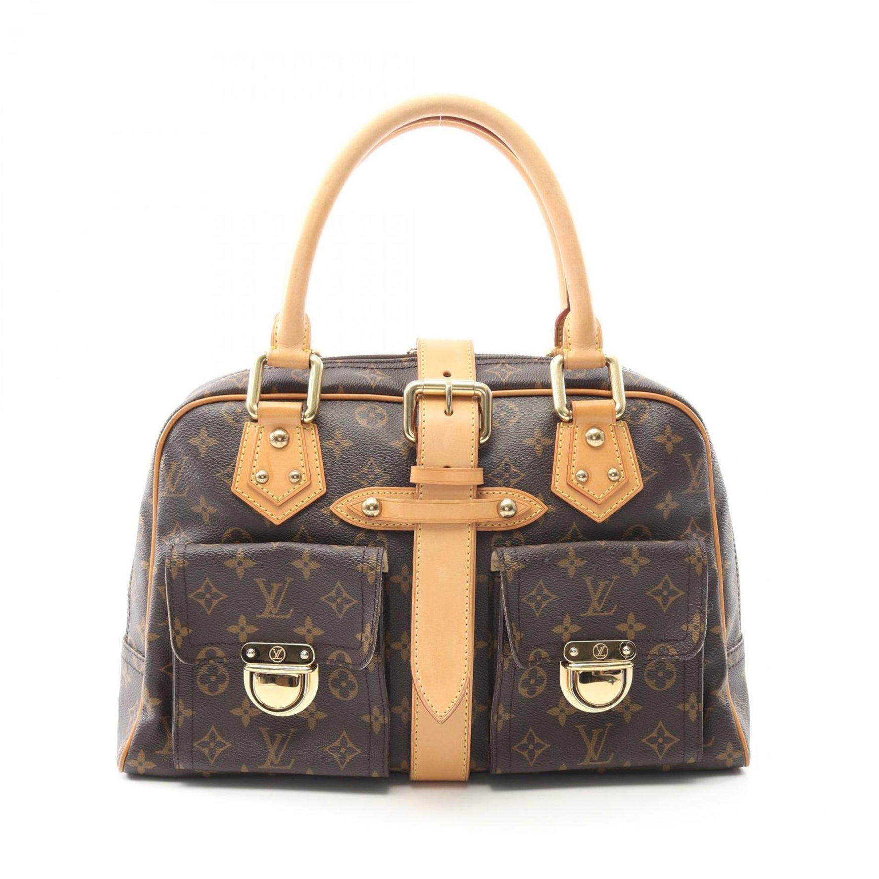 Louis Vuitton Manhattan GM Handbag, Coated Canvas and Leather, Monogram