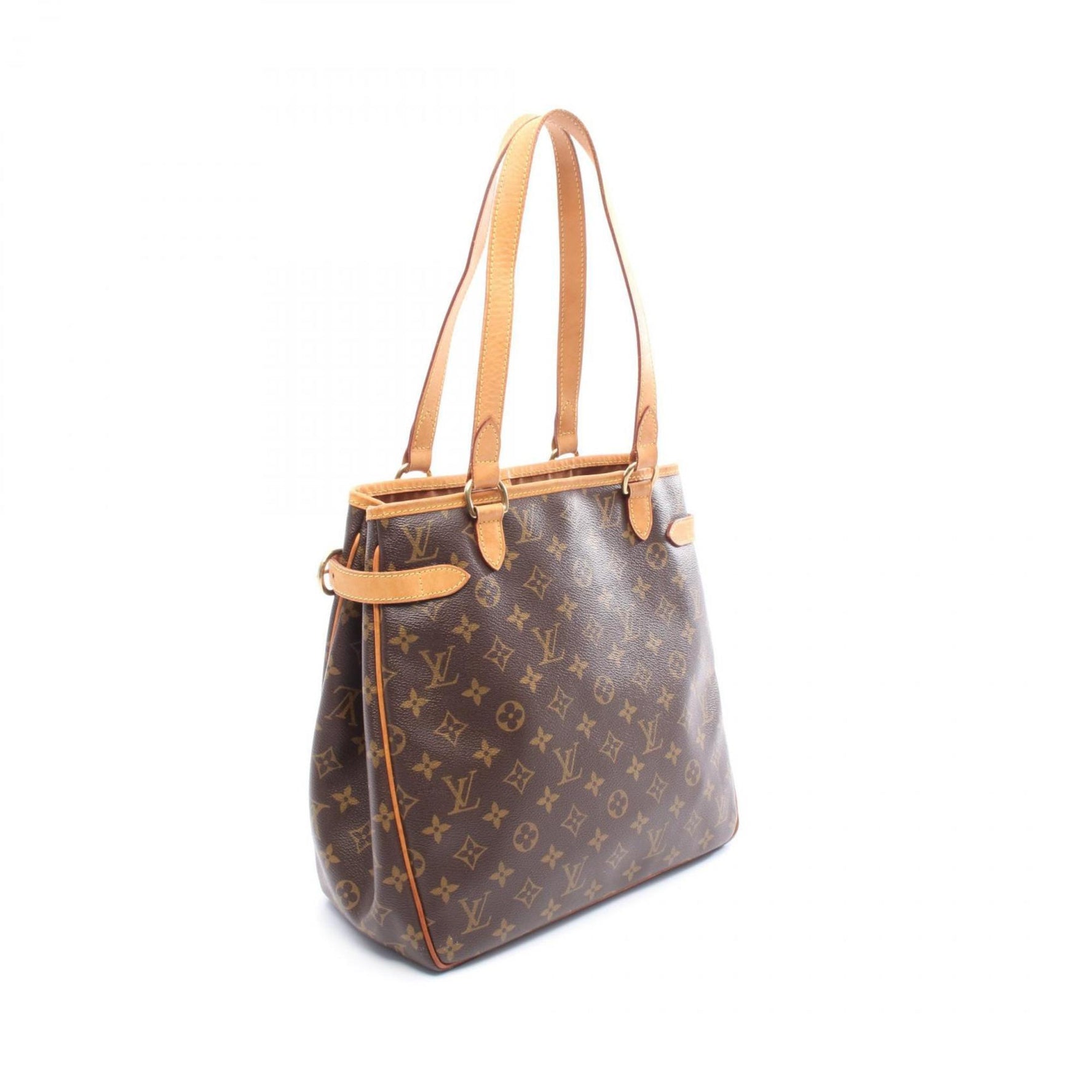 Louis Vuitton Batignolles Vertical Tote Bag, Coated Canvas and Leather, Monogram, Brown