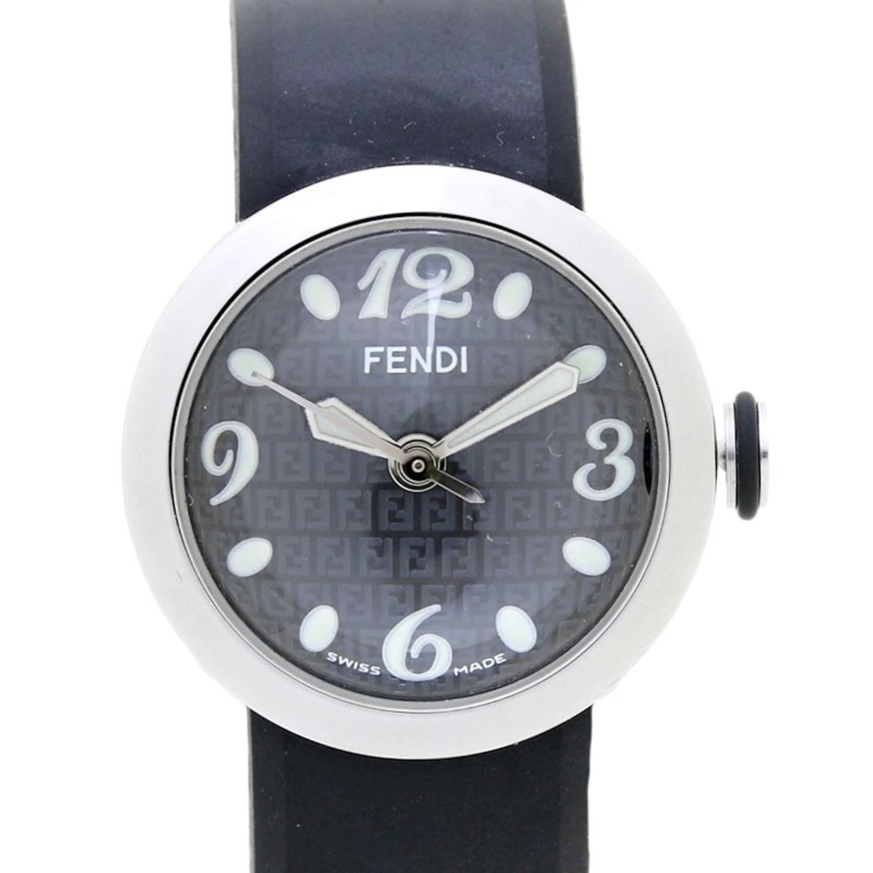 FENDI Boosra Stainless Steel x Rubber Ladies
