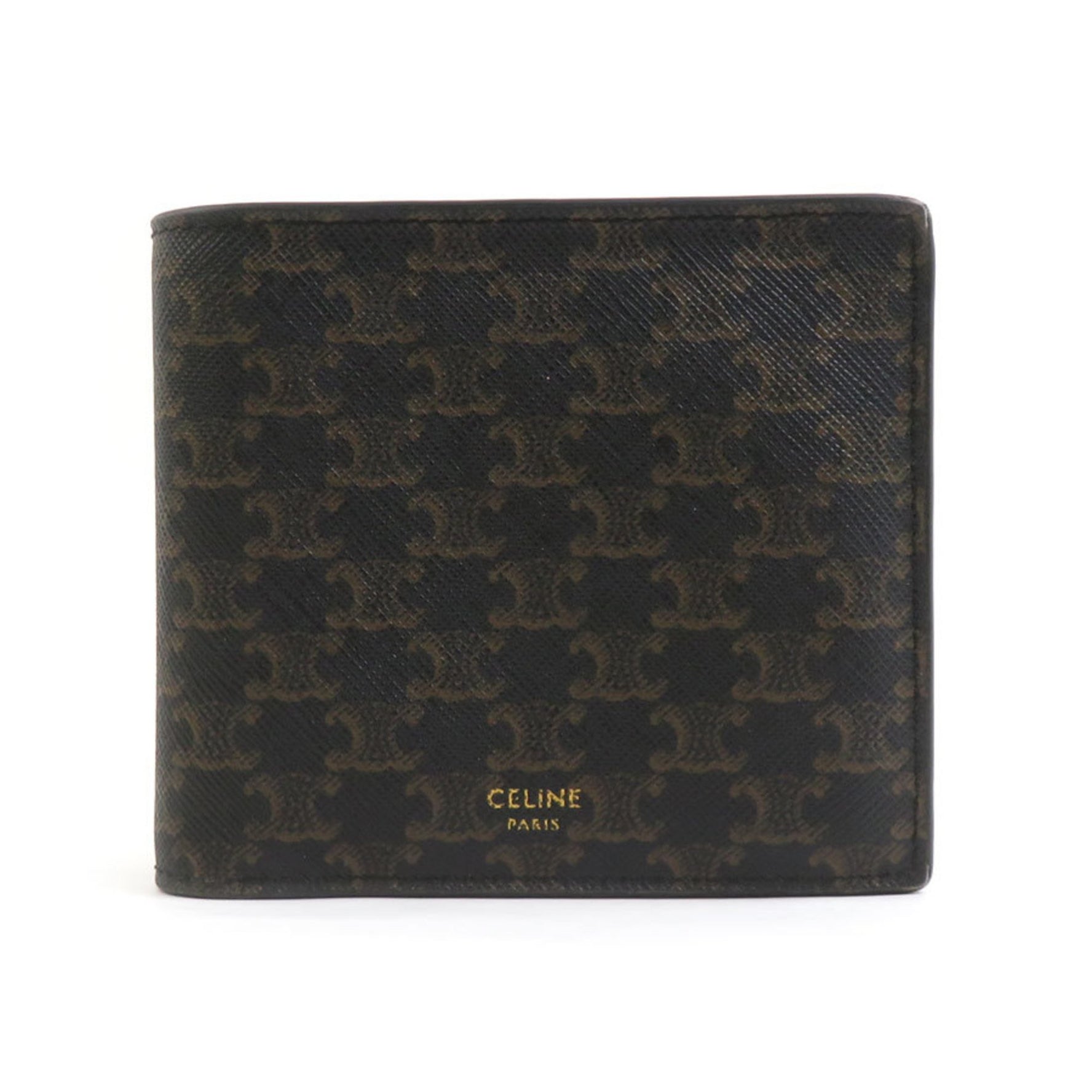 Celine Triomphe Bifold Wallet in Coated Canvas