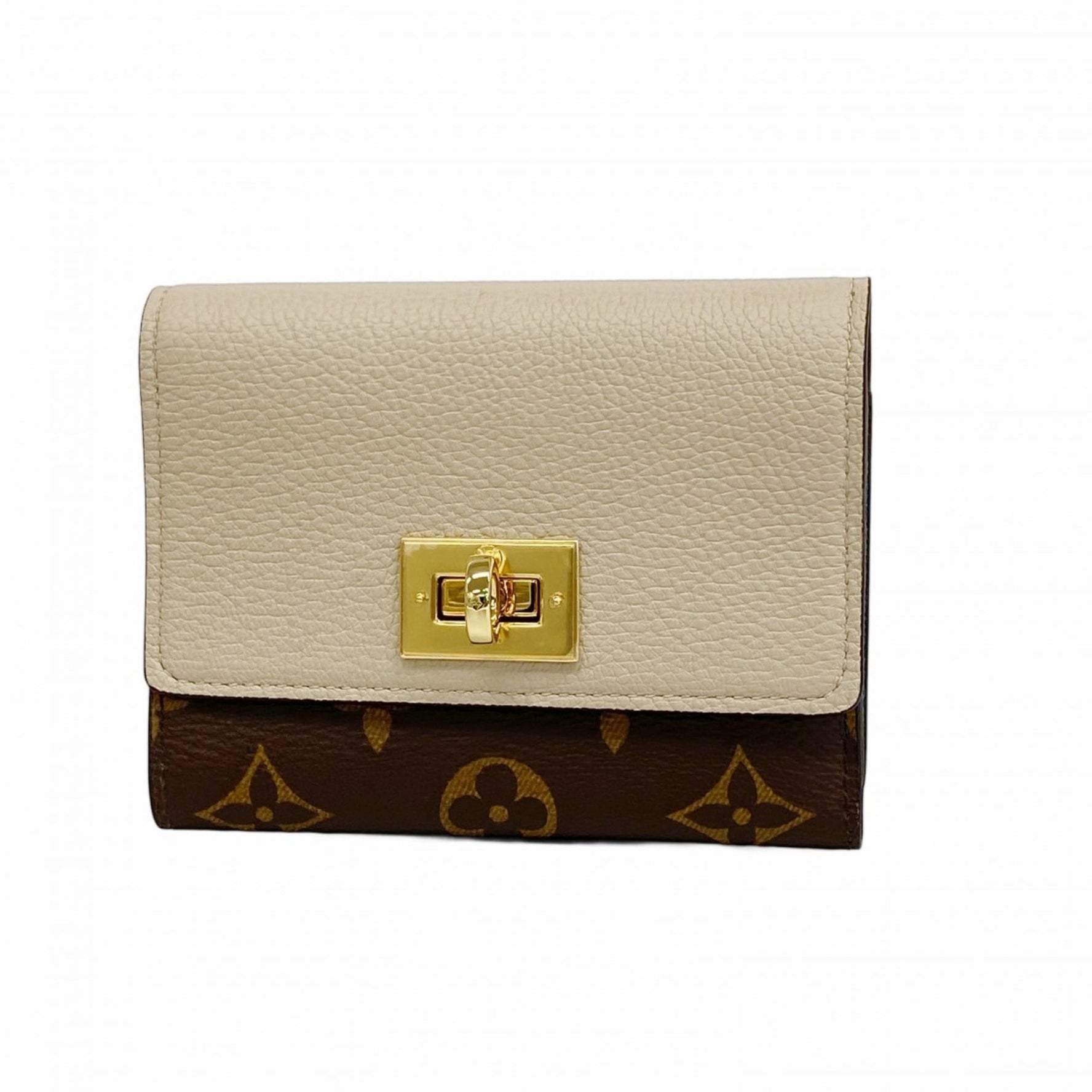 Louis Vuitton Monogram Victorine Tri-fold Wallet in Greige