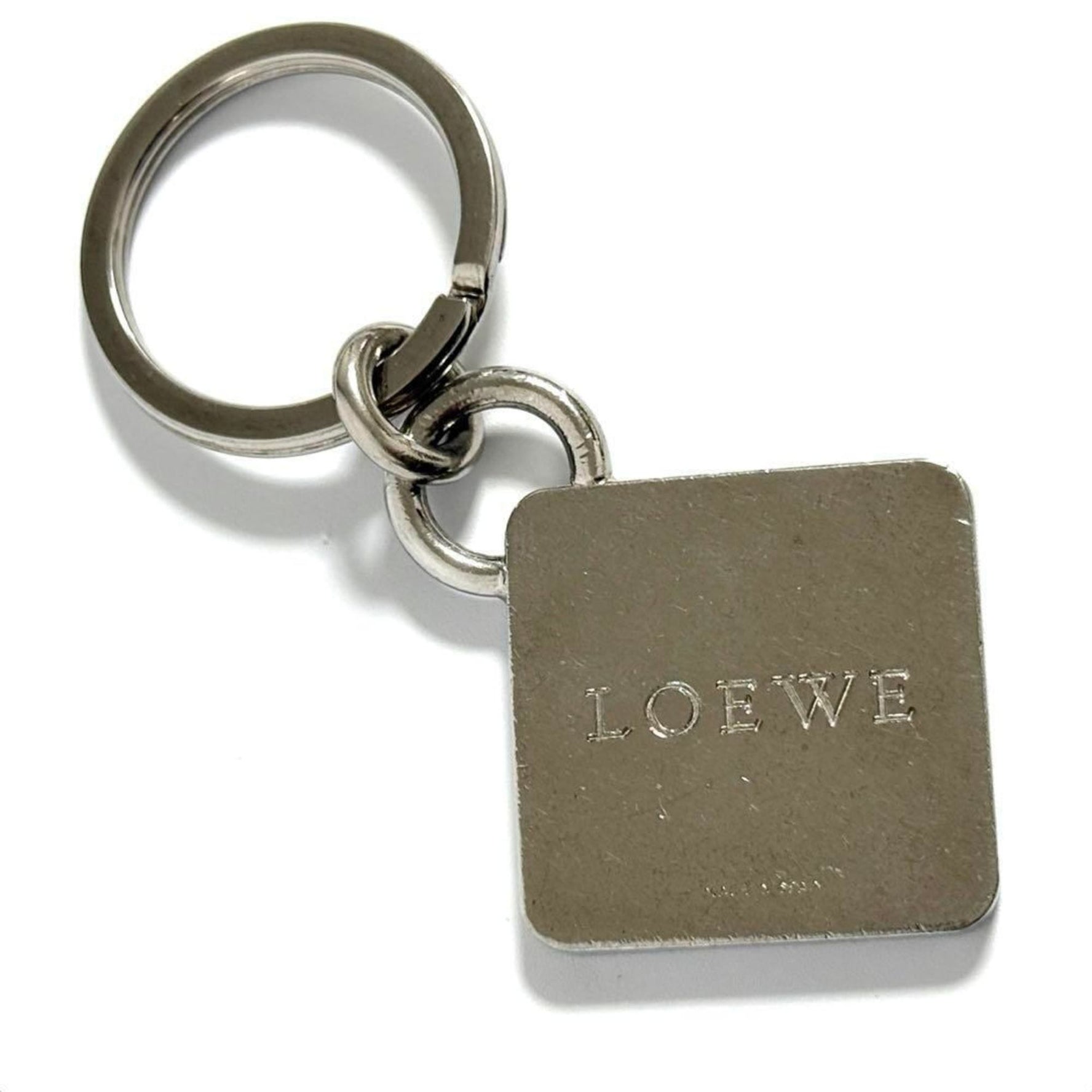 Loewe Key Holder Ring Anagram Red