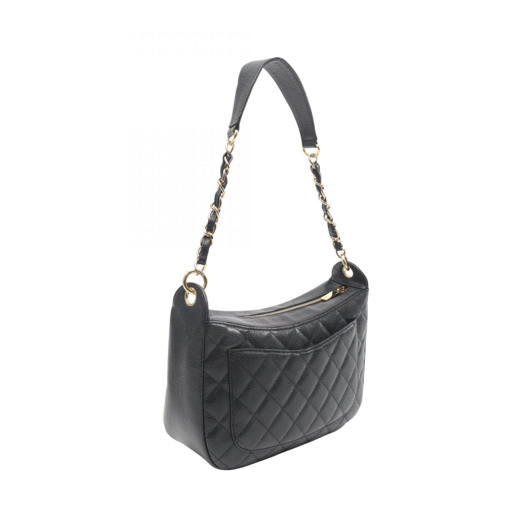 CHANEL Matelasse Shoulder Bag in Caviar (Grained Calfskin)