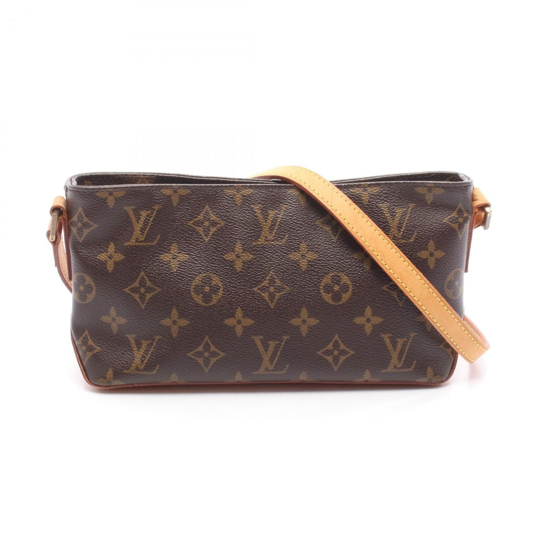 Louis Vuitton Trotter Monogram Shoulder Bag, Coated Canvas and Leather