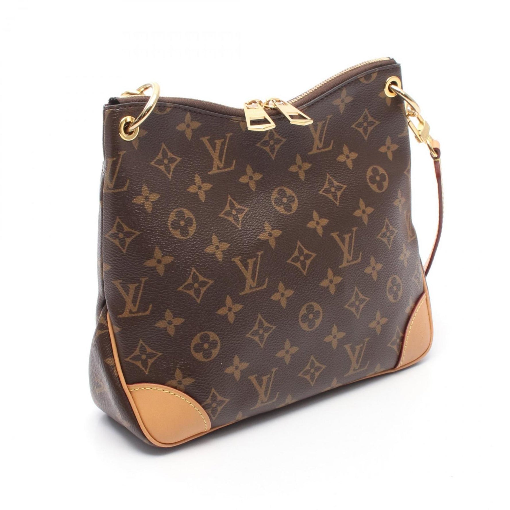 Louis Vuitton Odeon NM PM Shoulder Bag in Coated Canvas and Leather with Monogram Design