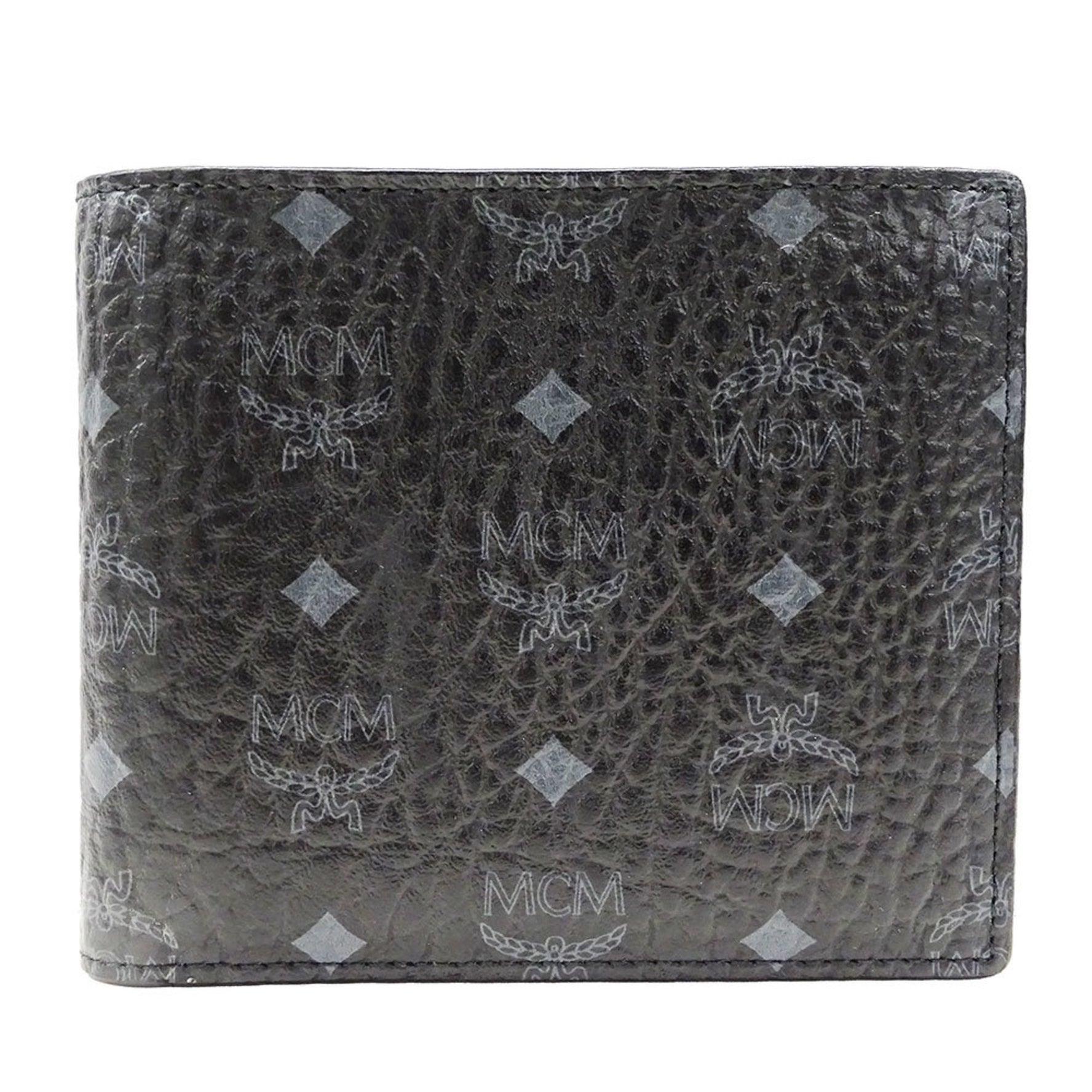 MCM Visetos Bi-fold Wallet with Coated Canvas Coin Pocket