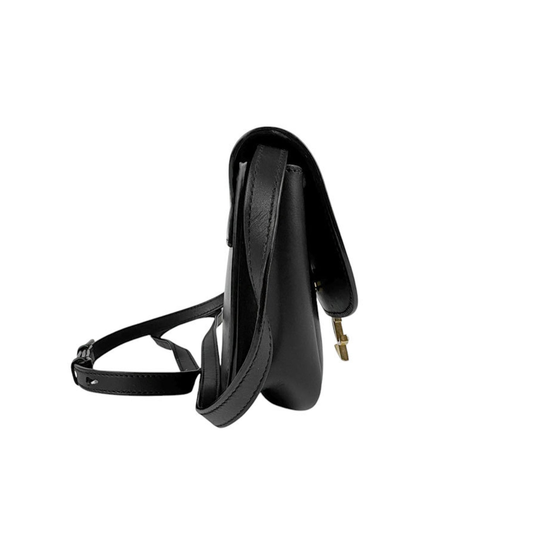 Saint Laurent shoulder bag leather gold