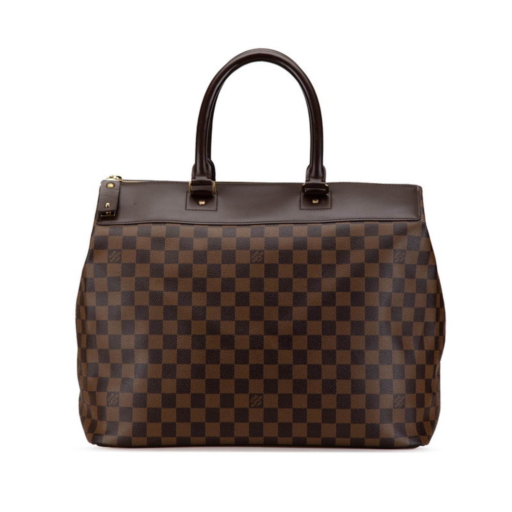 Louis Vuitton Damier Greenwich PM Boston Bag PVC Leather