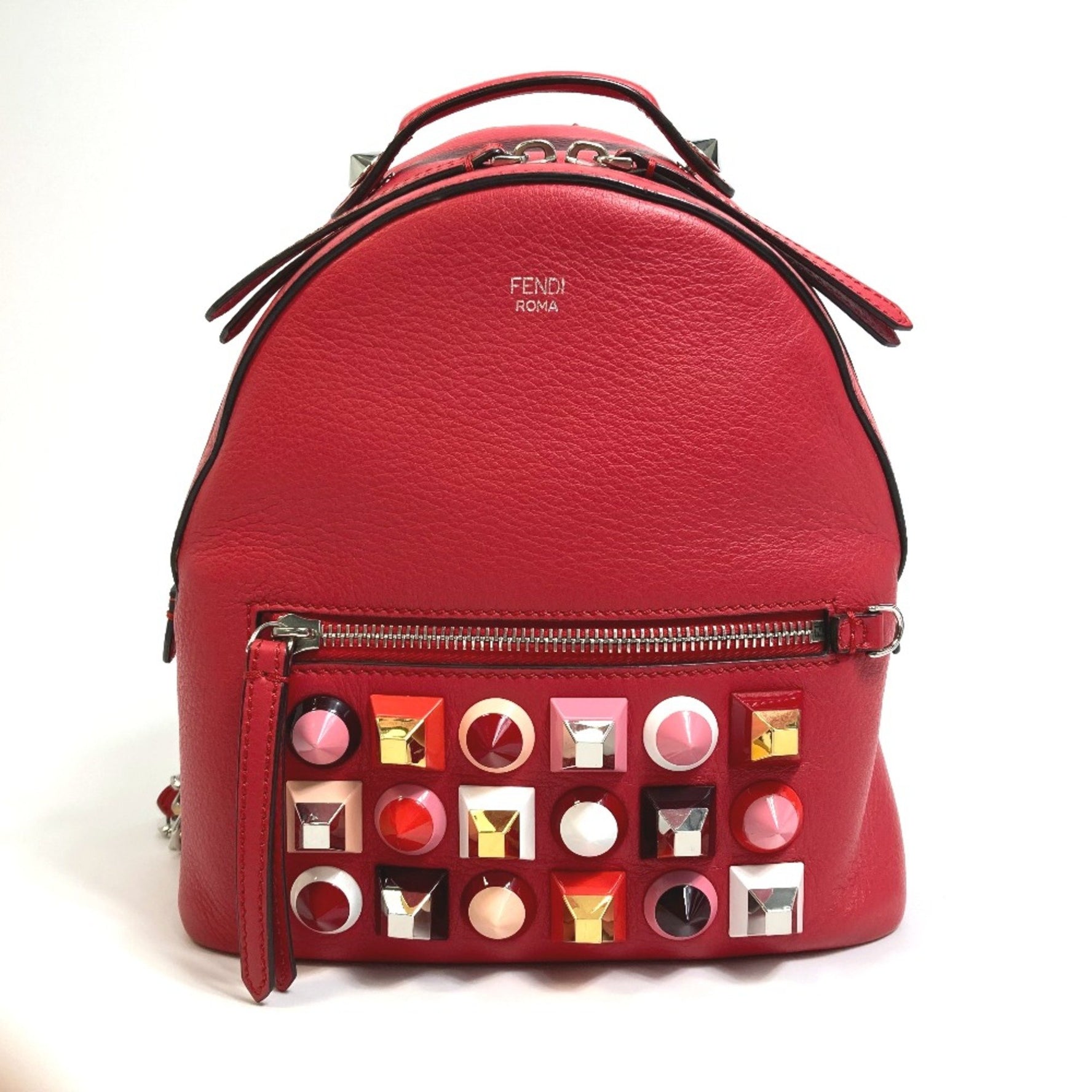 Fendi Valentine limited color studs Backpack Backpack