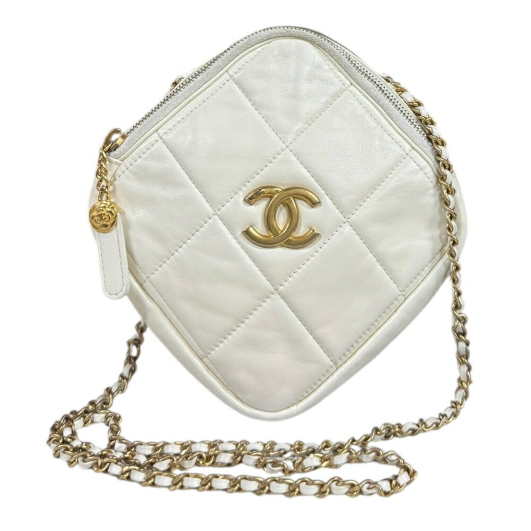 CHANEL Matelasse Shoulder Bag Lambskin