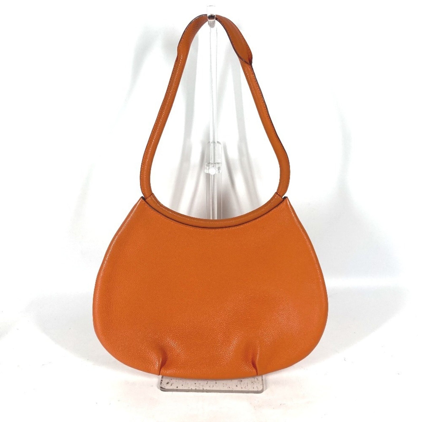 HERMES Kakawet Shoulder Bag Leather