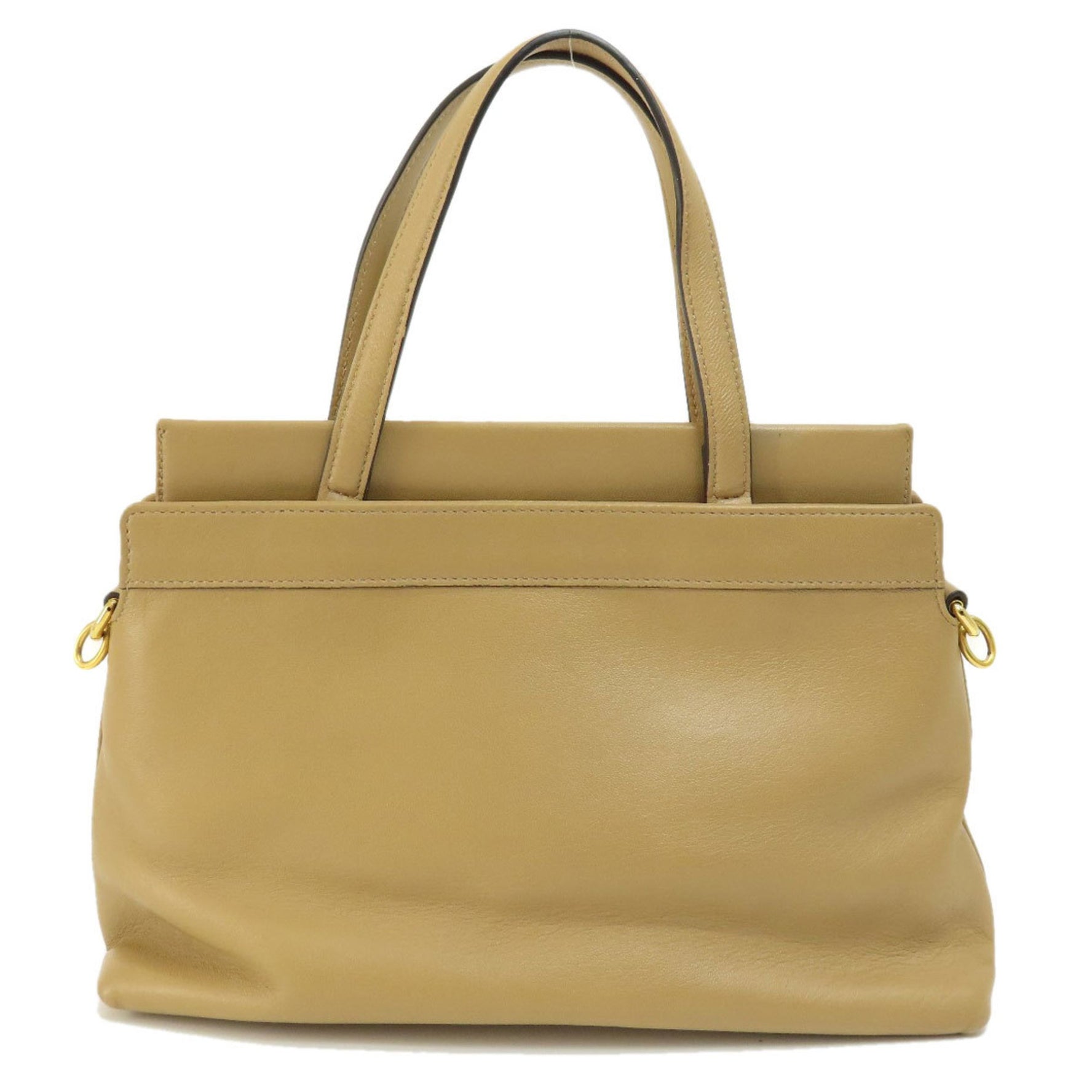 Gucci Metal Handbag Leather