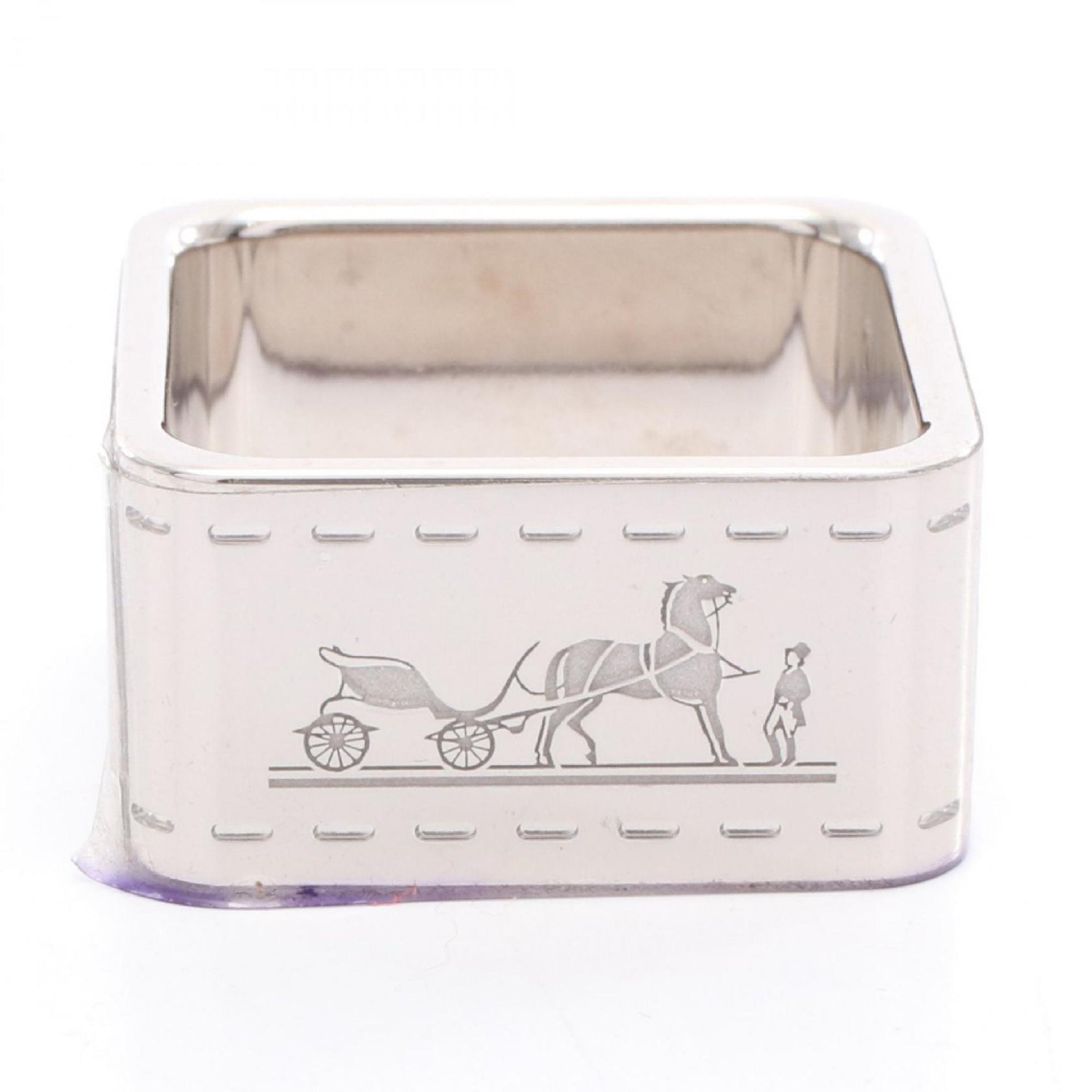 Hermes Hermès Bordeaux 90 Scarf Ring, Metal