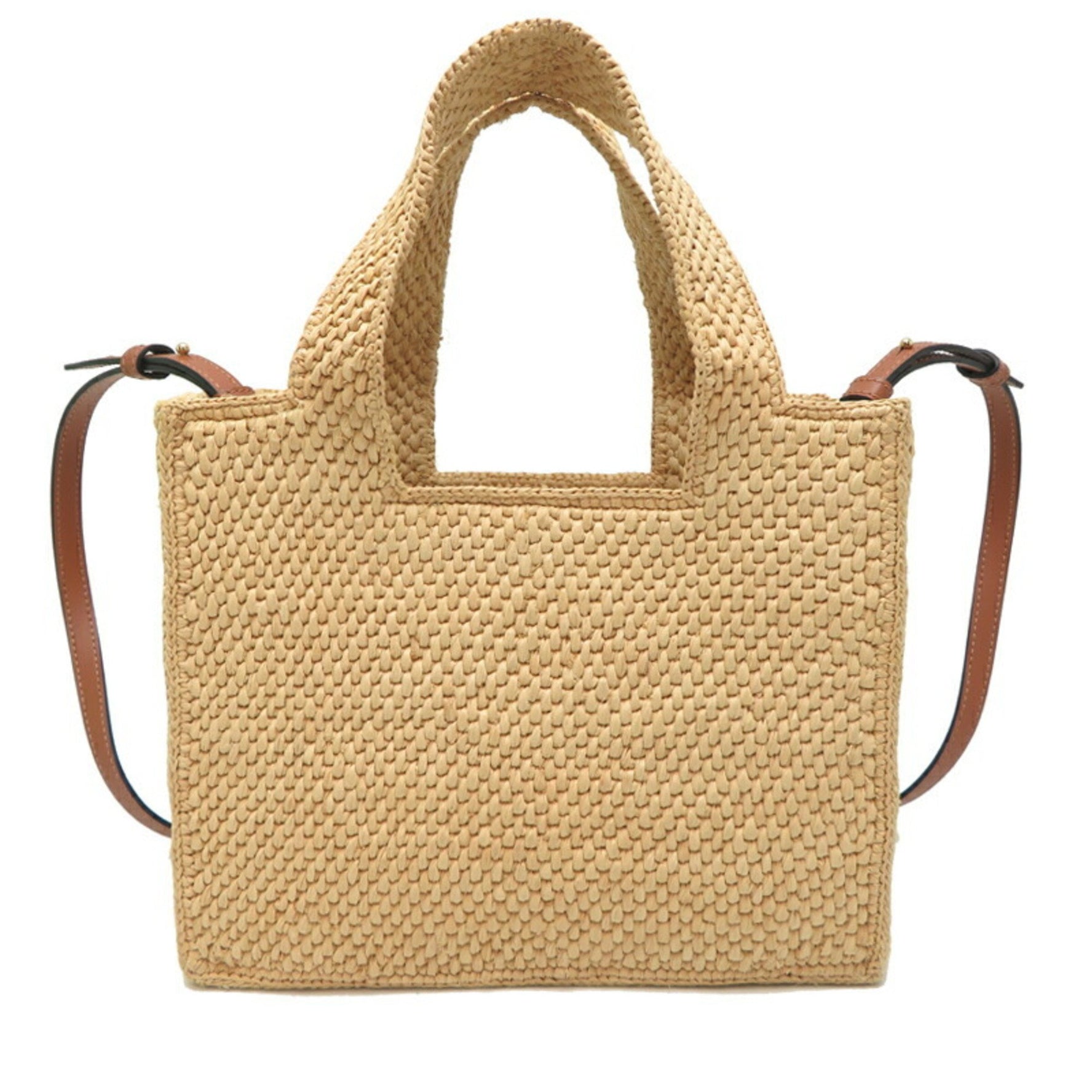 Loewe Font Tote Small Bag Raffia Natural (Beige)