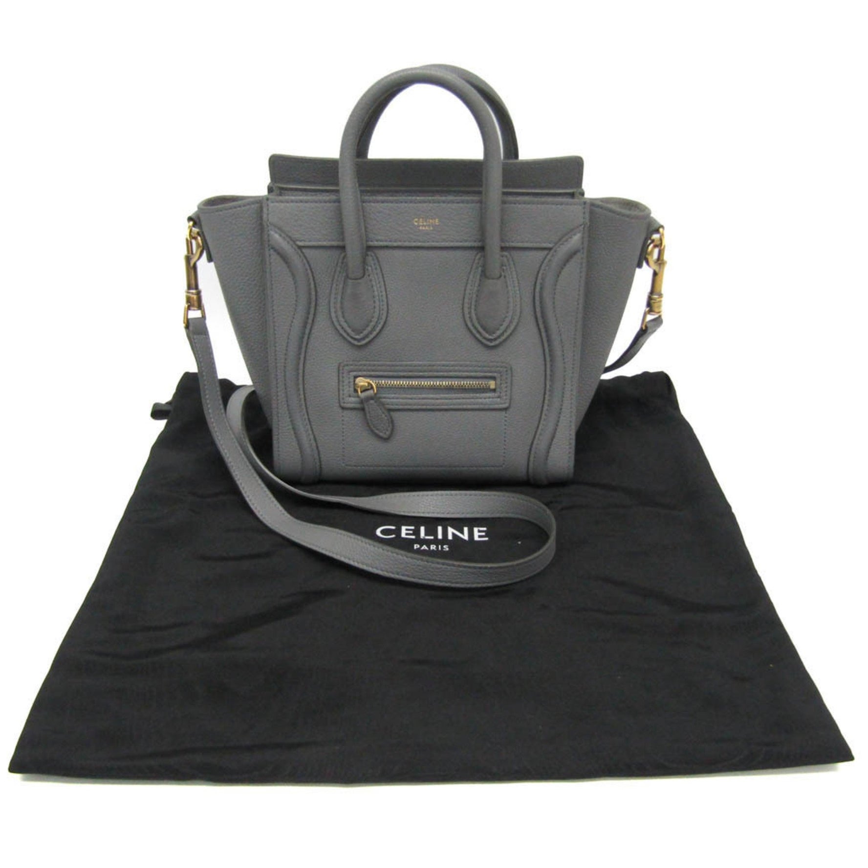 Celine Luggage Nano Leather Handbag,Shoulder Bag