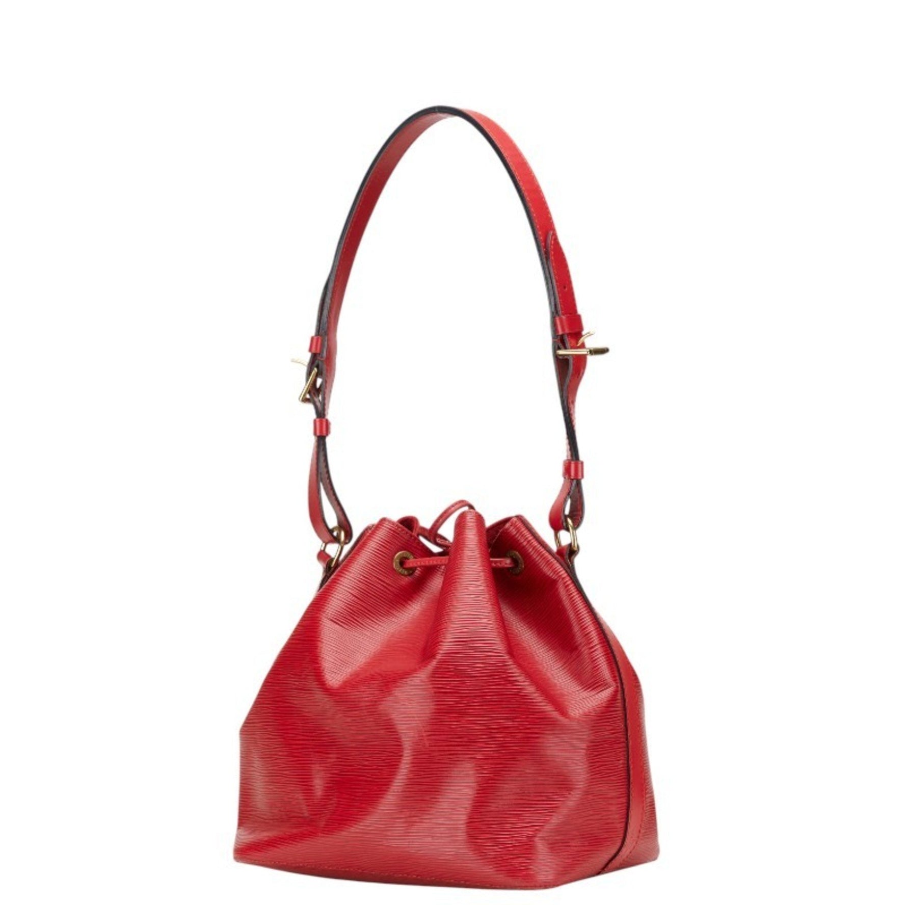 Louis Vuitton Epi Petit Noe Shoulder Bag Castilian Red Leather