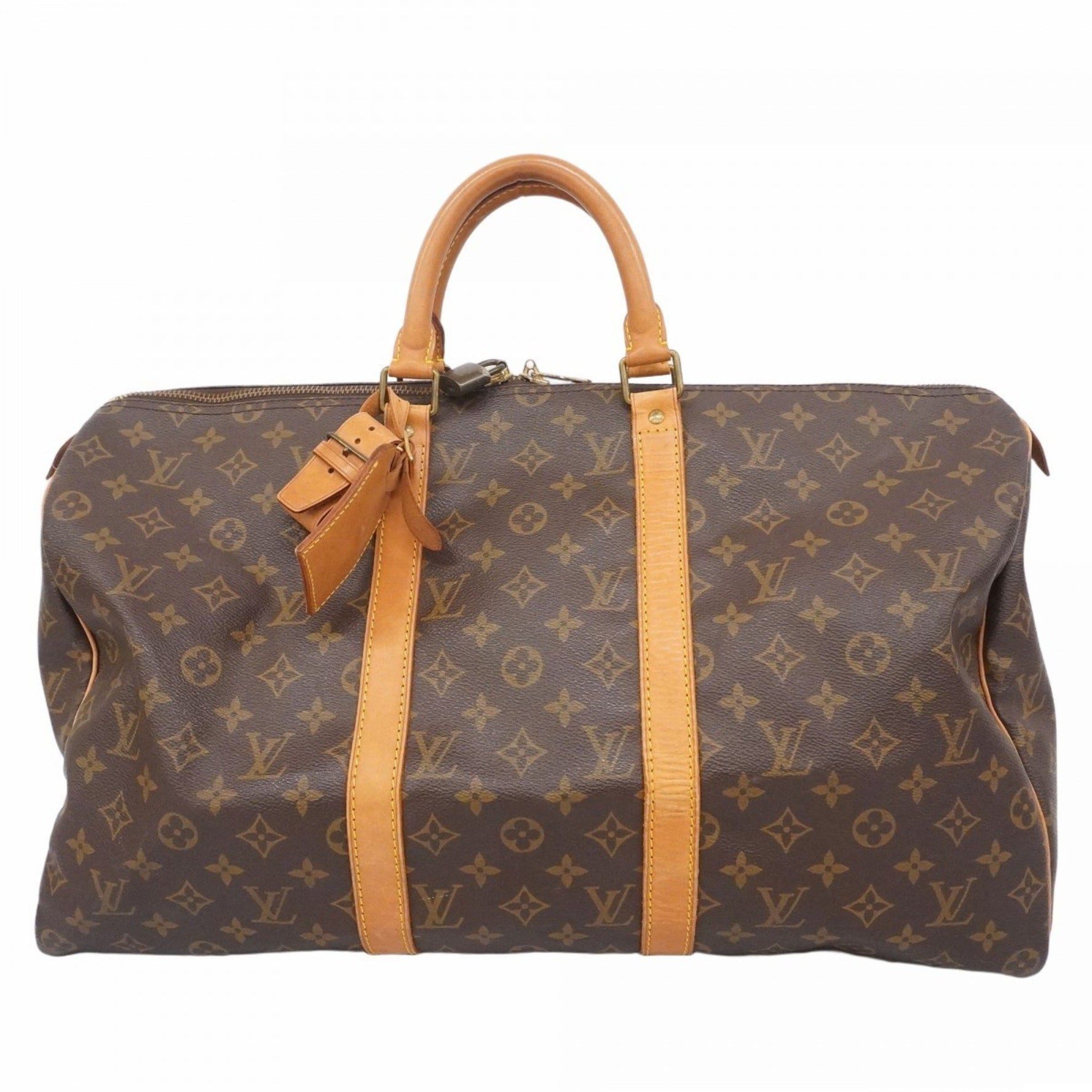 Louis Vuitton Monogram Keepall 50 Boston Bag Men's and