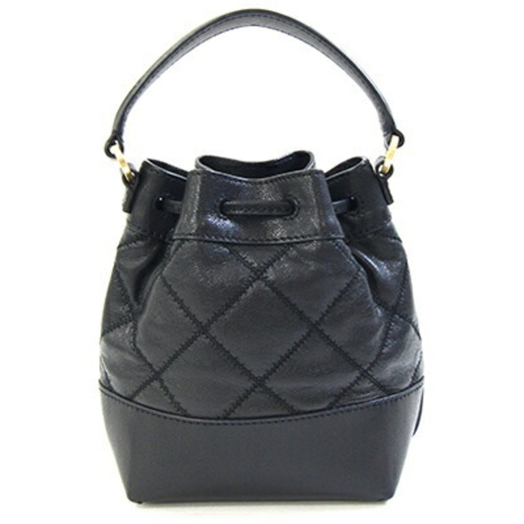 Tory Burch Shoulder Bag Willa Mini Bucket Leather Chain Pochette Quilted