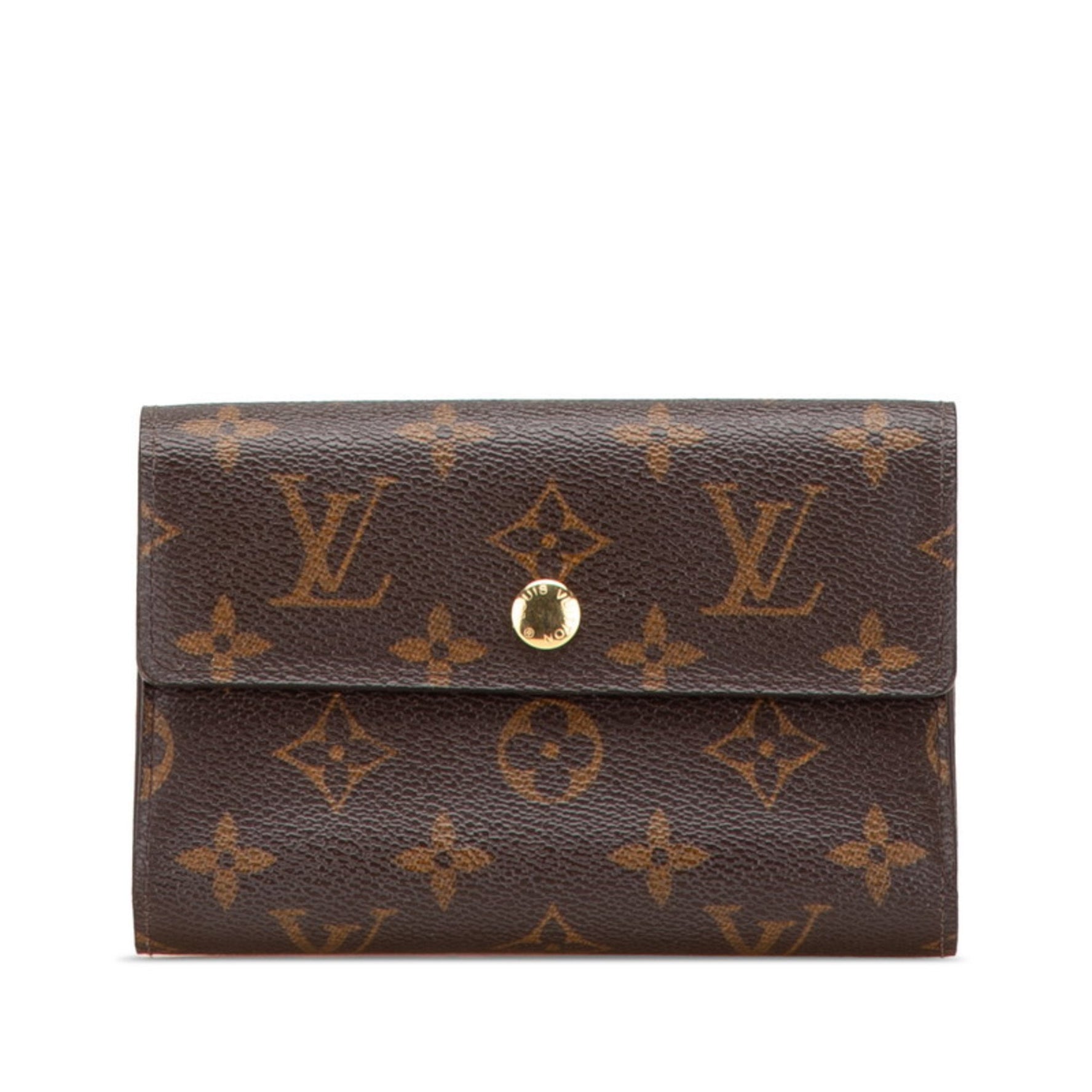 Louis Vuitton Monogram Portefeuille Alexandra Tri-fold Wallet
