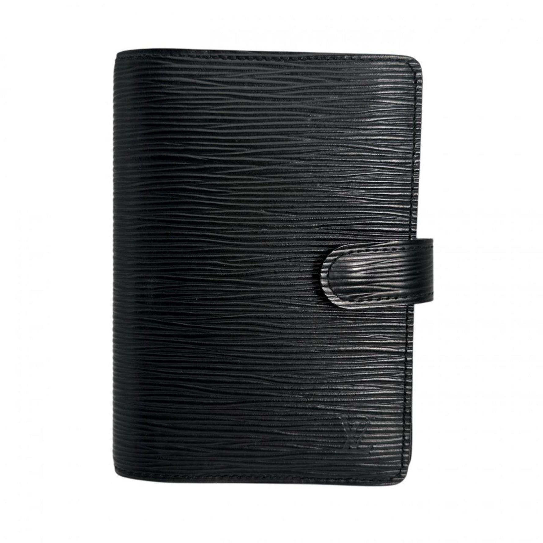 Louis Vuitton Planner Cover System Epi Agenda PM Leather Noir