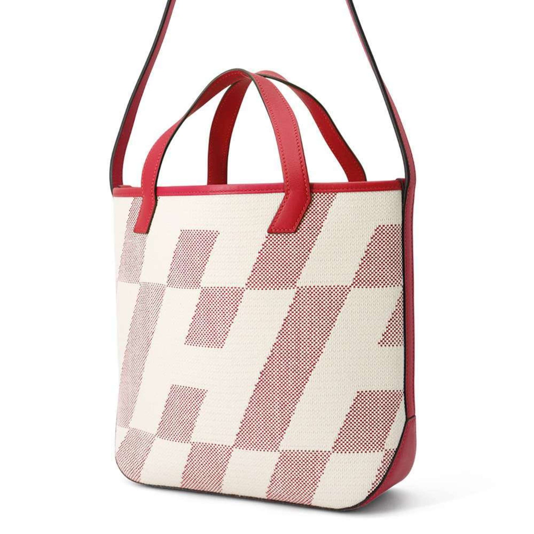 Hermes Tote Bag H Ambié PM Framboise Swift Toile Z Stamp Handbag