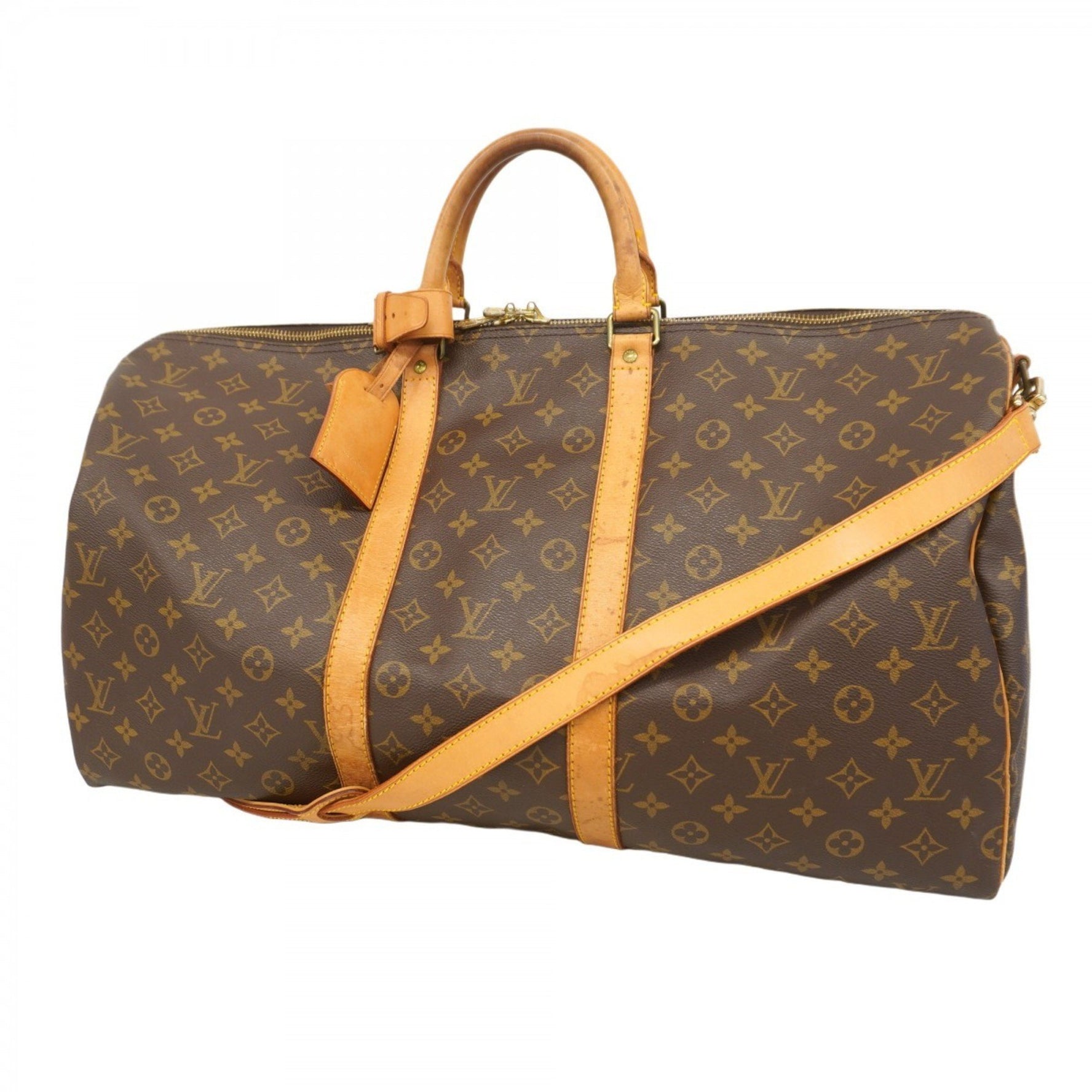 Louis Vuitton Monogram Keepall Bandouliere 55 Boston Bag Men's and